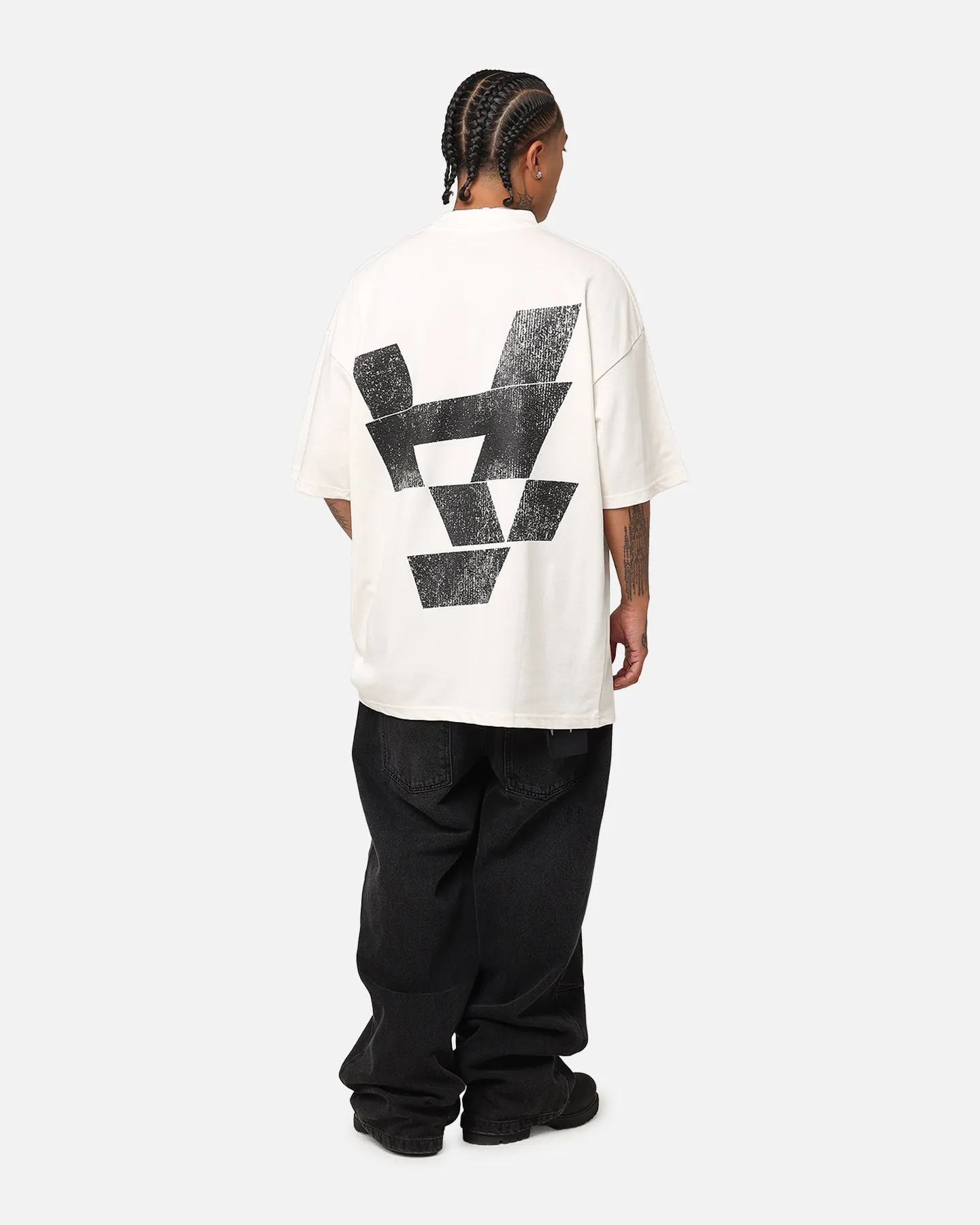 The Anti Order Smash Repair Mock Neck T-Shirt Off White/Black sold by Culture Kings product image thumbnail 3