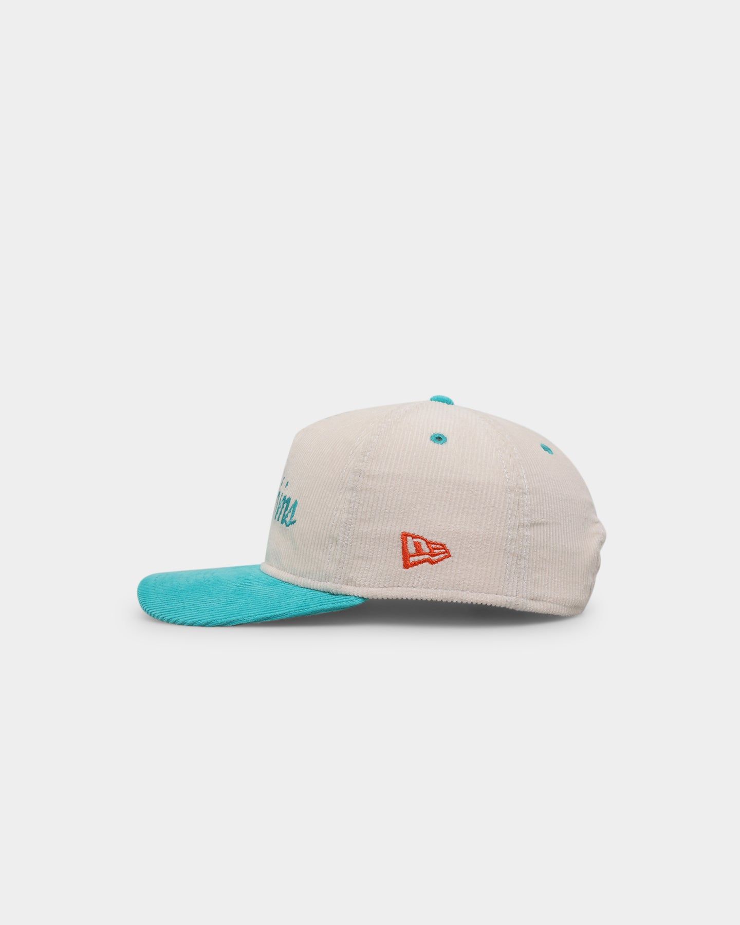 New Era Miami Dolphins 'Chrome Corduroy Throwback Script' Golfer Snapback Chrome White sold by Culture Kings product image thumbnail 4