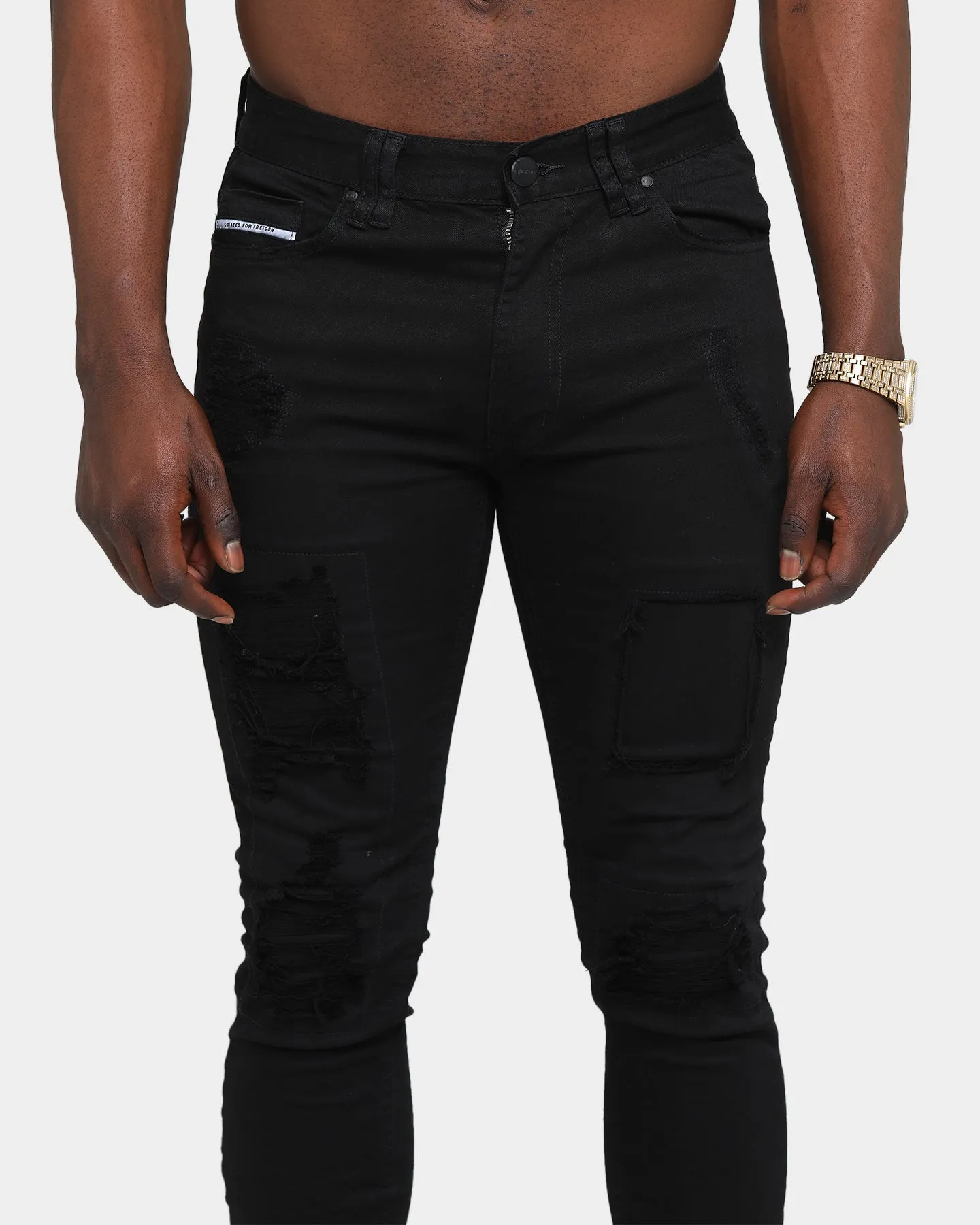 Nena And Pasadena Doomsday Skinny Jean Black sold by Culture Kings product image thumbnail 4