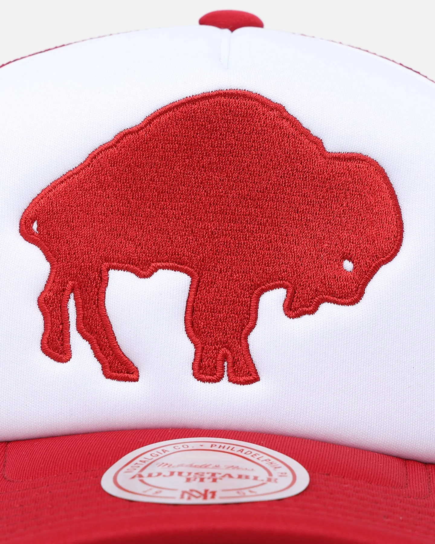Mitchell & Ness Buffalo Bills Team Foam Trucker Snapback Red/White sold by Culture Kings product image thumbnail 5