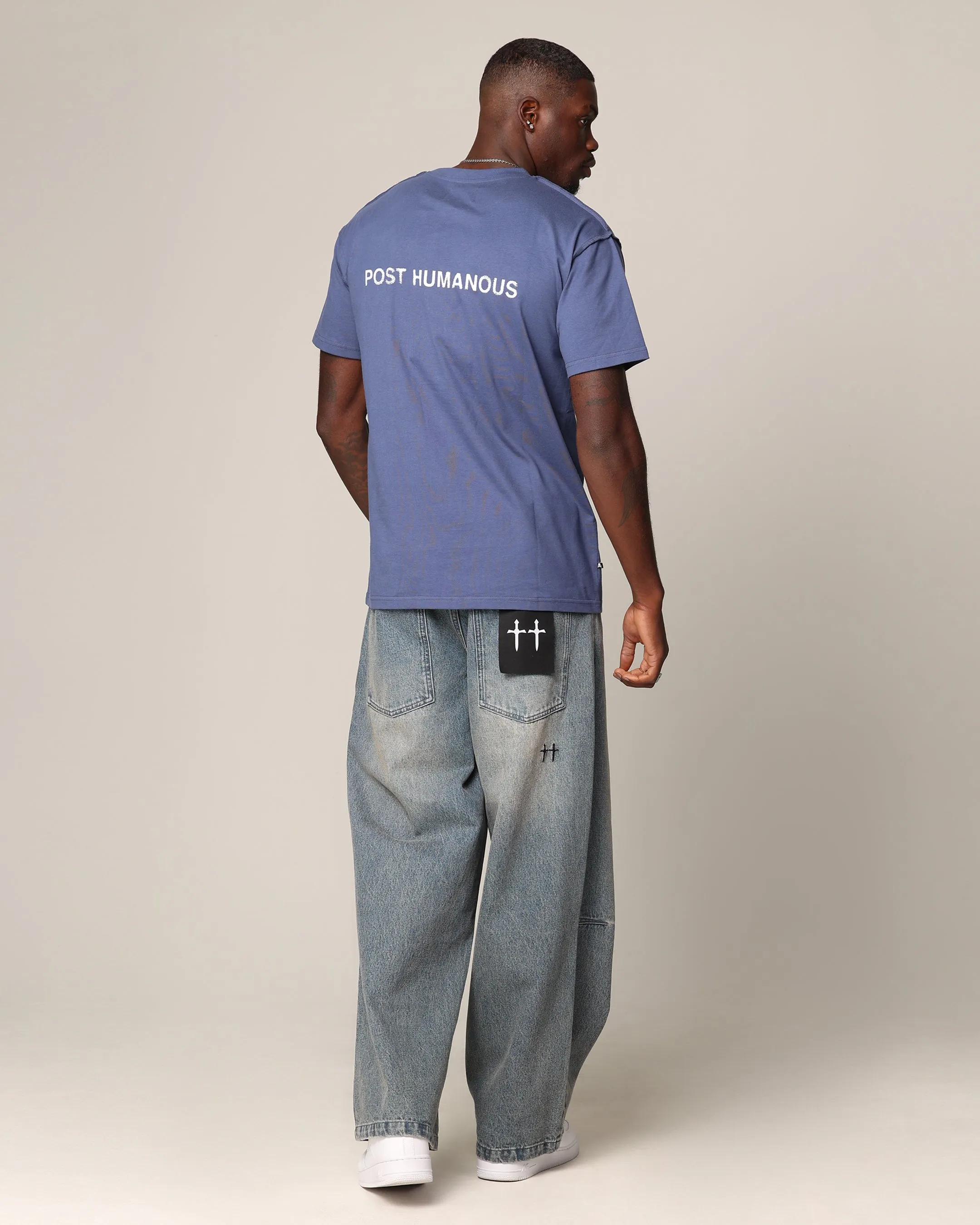 Saint Morta Wraith Cut T-Shirt Petrol Blue sold by Culture Kings product image thumbnail 4