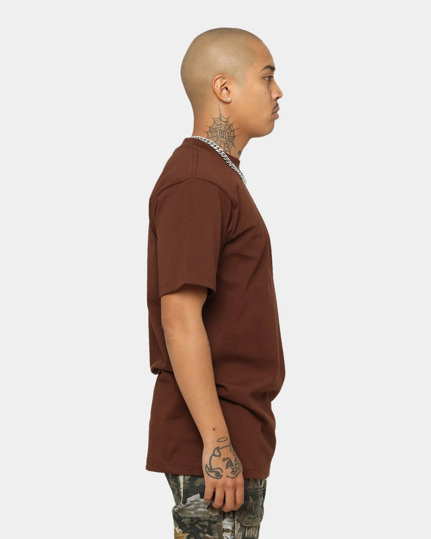 Shaka Wear Max Heavyweight Short Sleeve T-Shirt Brown sold by Culture Kings product image thumbnail 5