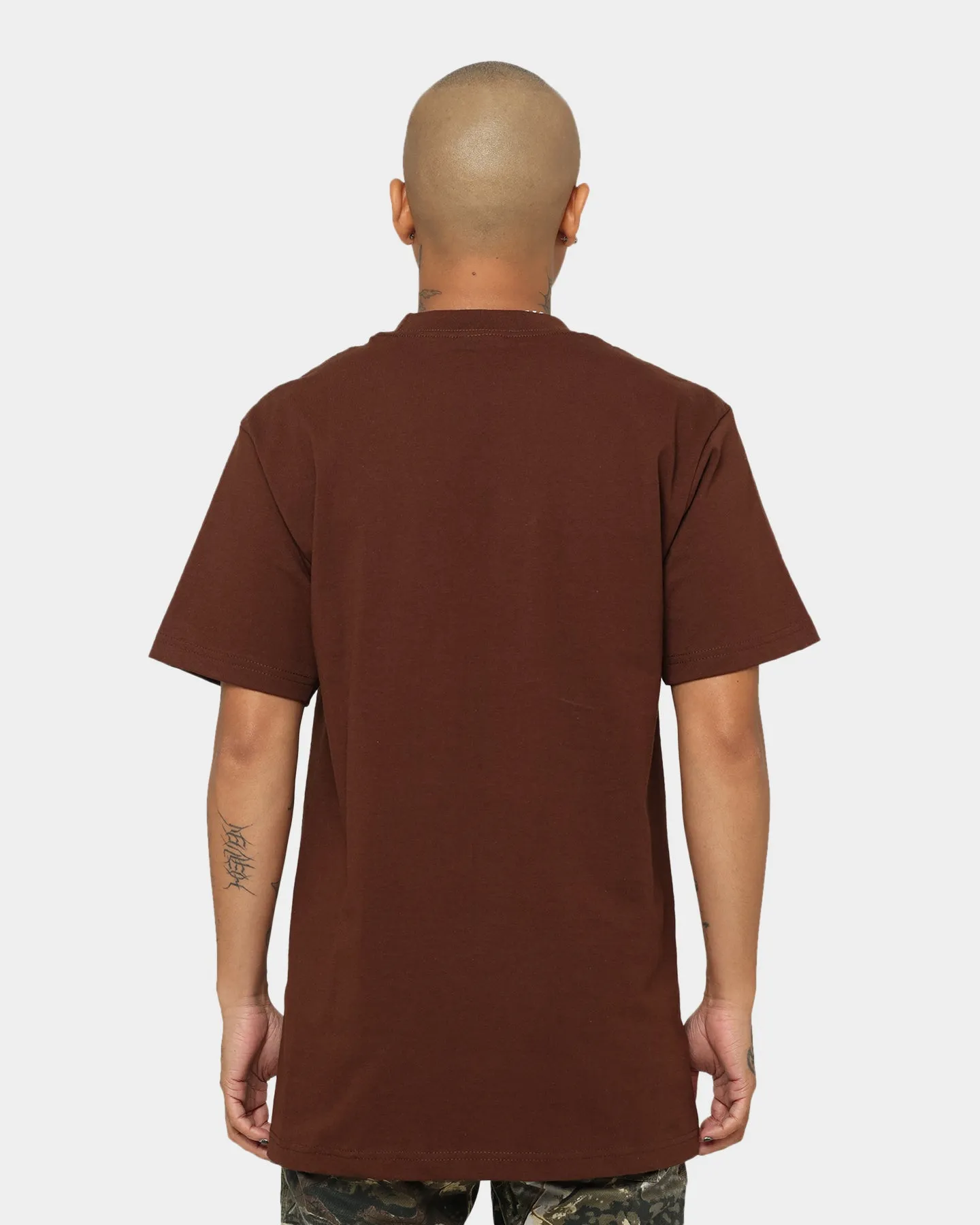 Shaka Wear Max Heavyweight Short Sleeve T-Shirt Brown sold by Culture Kings product image thumbnail 4