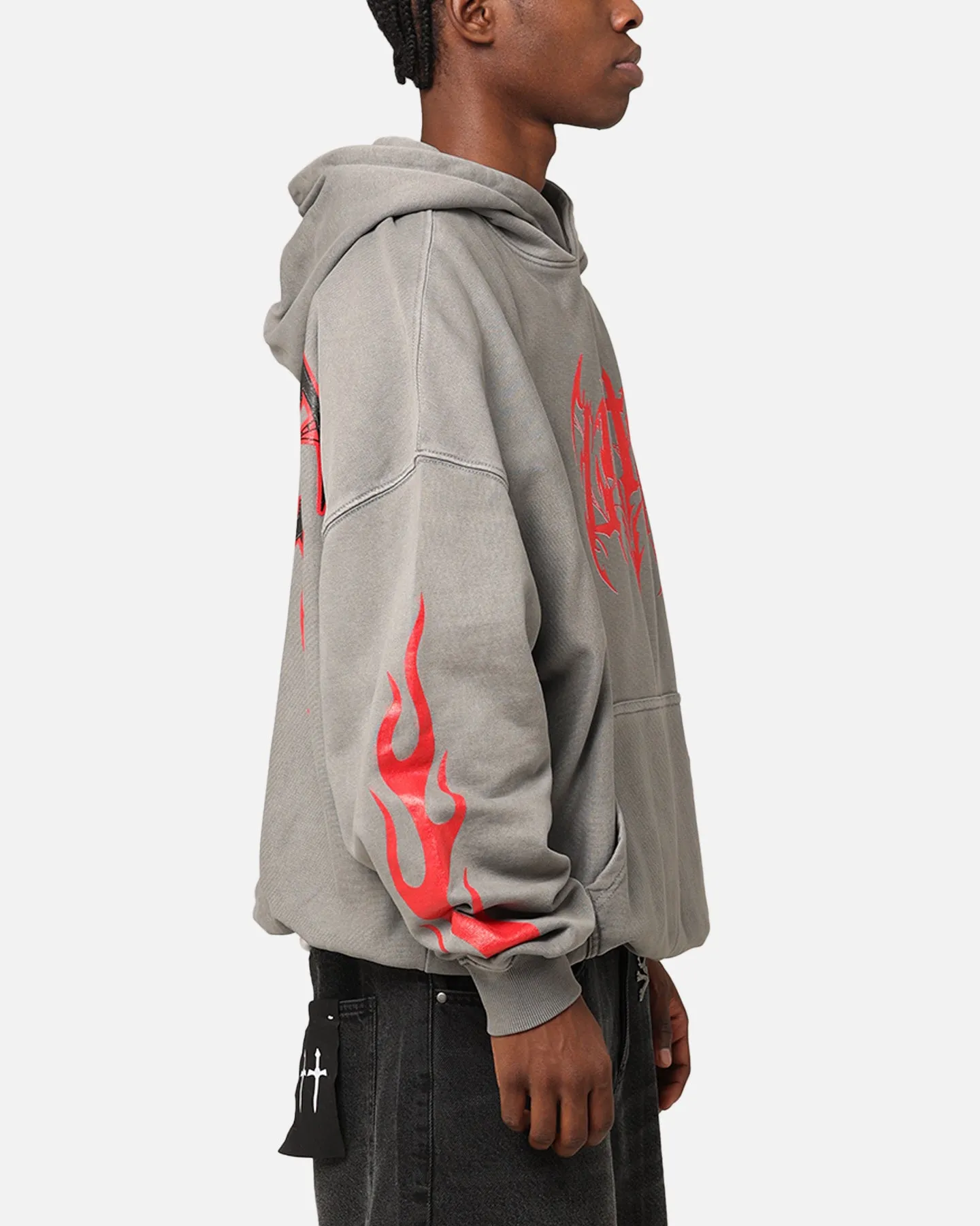 Loiter Metal Hoodie Washed Charcoal sold by Culture Kings product image thumbnail 5