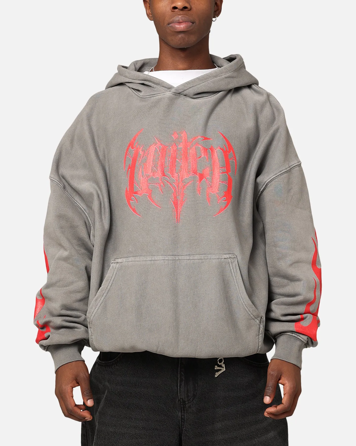 Loiter Metal Hoodie Washed Charcoal sold by Culture Kings product image thumbnail 2