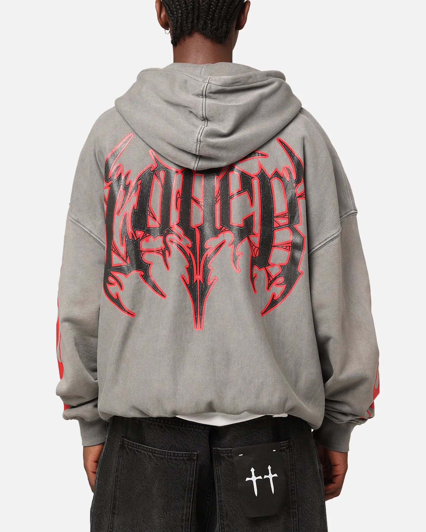 Loiter Metal Hoodie Washed Charcoal sold by Culture Kings