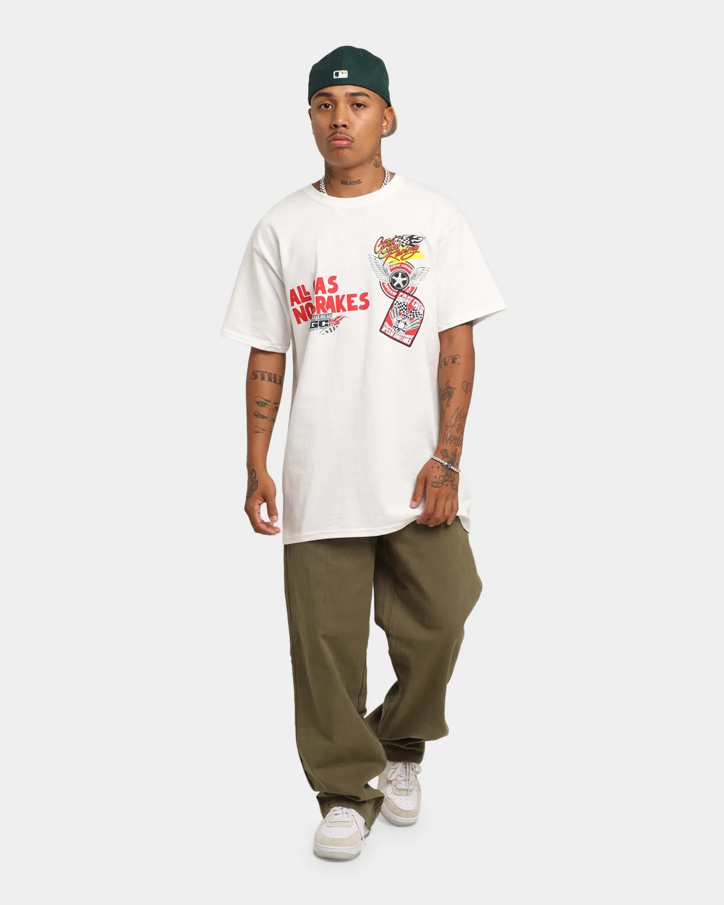 Goat Crew All Gas T-Shirt White sold by Culture Kings product image thumbnail 2