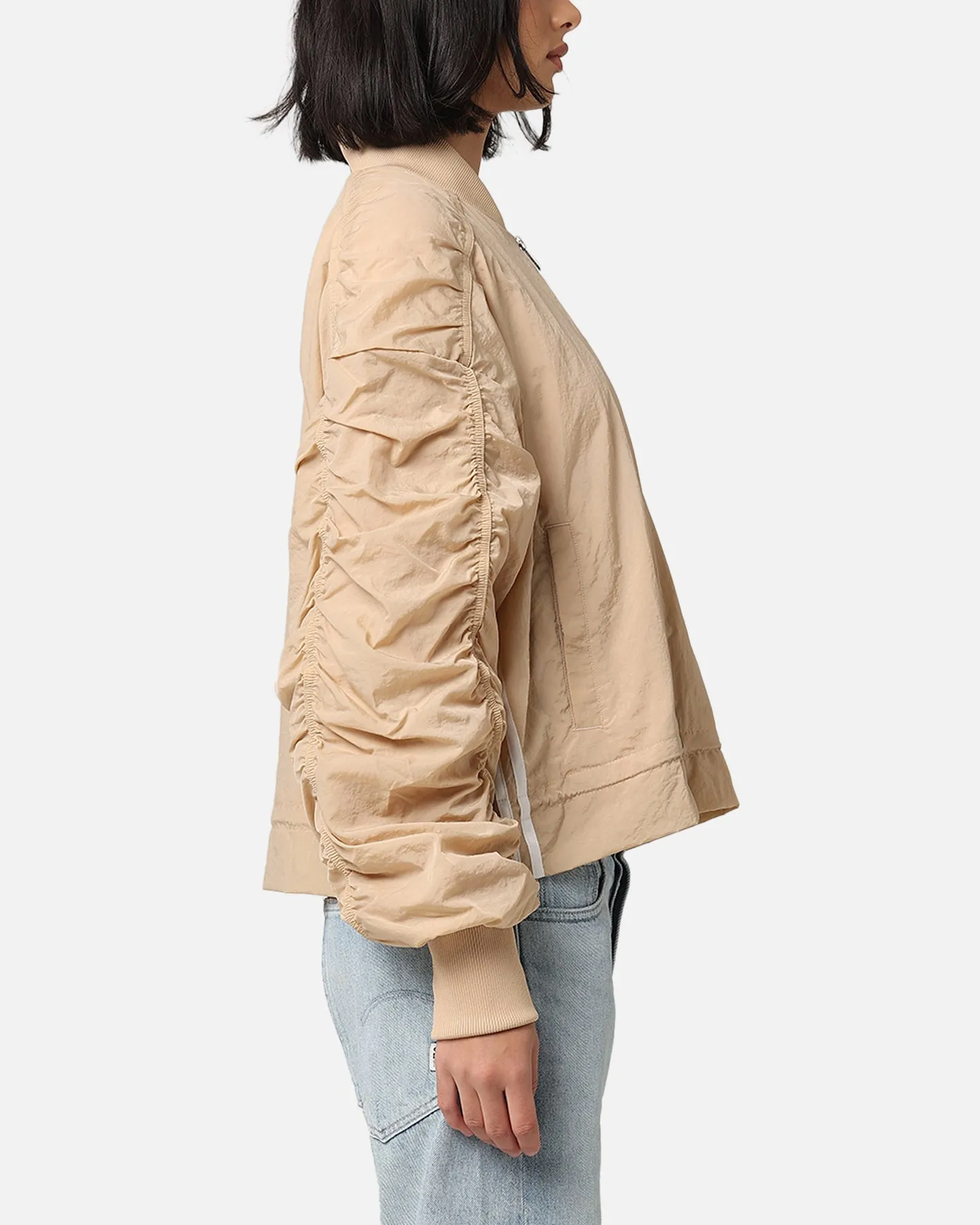 Adidas Women's Light Weight Bomber Jacket Magic Beige sold by Culture Kings product image thumbnail 4