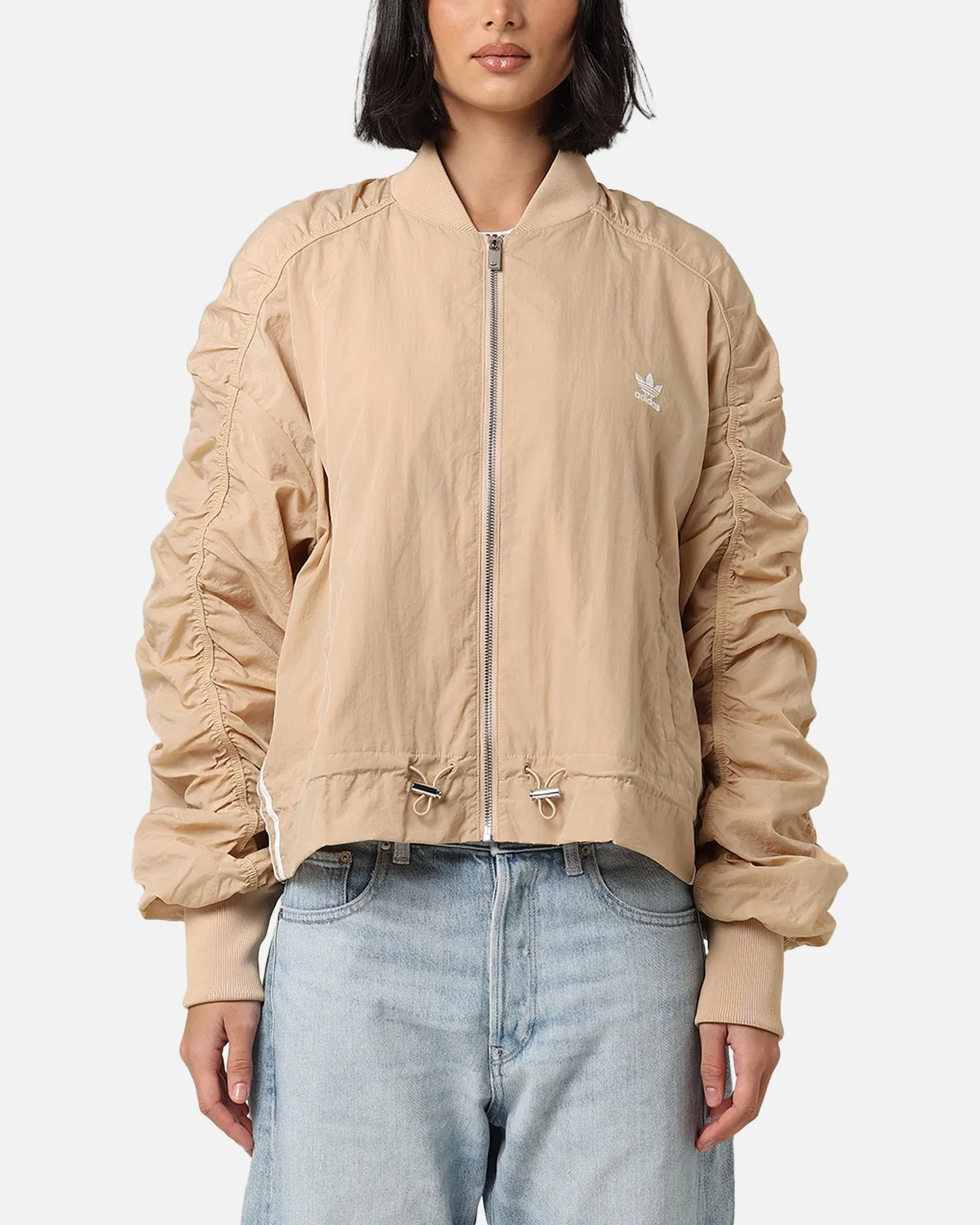 Adidas Women's Light Weight Bomber Jacket Magic Beige sold by Culture Kings