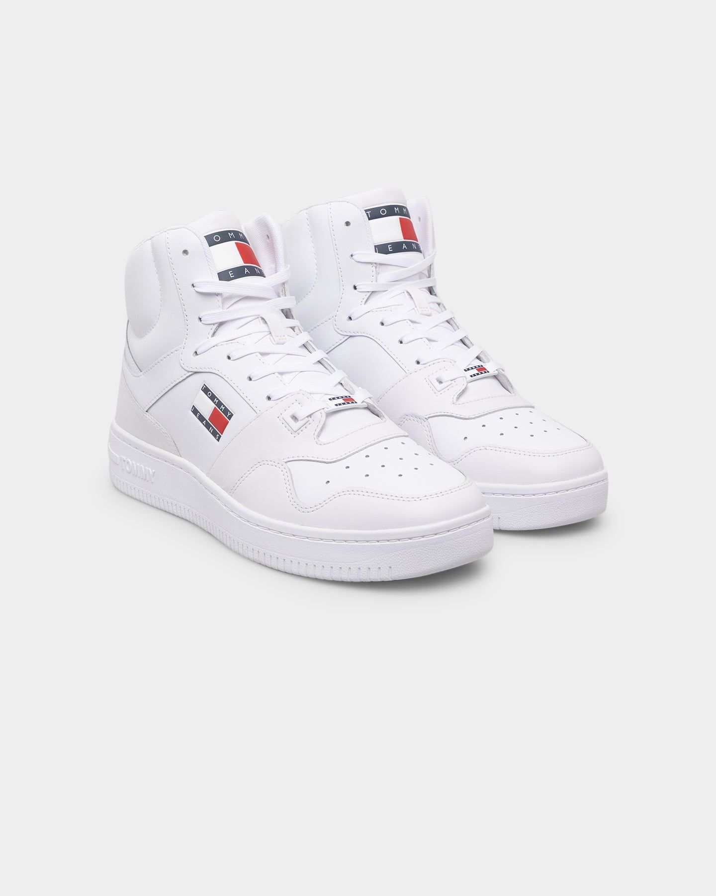 Tommy Jeans Mid Cut Basketball Trainers White sold by Culture Kings product image thumbnail 2