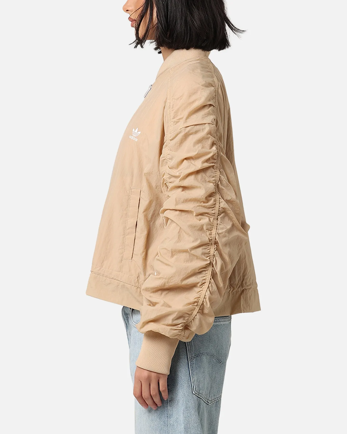 Adidas Women's Light Weight Bomber Jacket Magic Beige sold by Culture Kings product image thumbnail 5