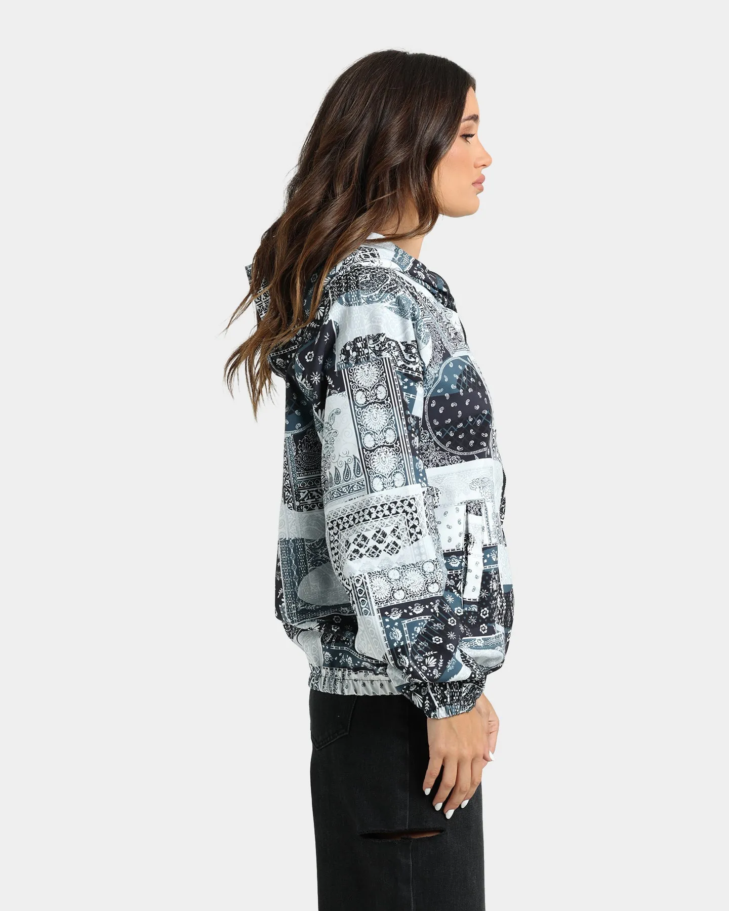 XXIII Women's Mylah Bandana Puffer Jacket Black/White sold by Culture Kings product image thumbnail 5