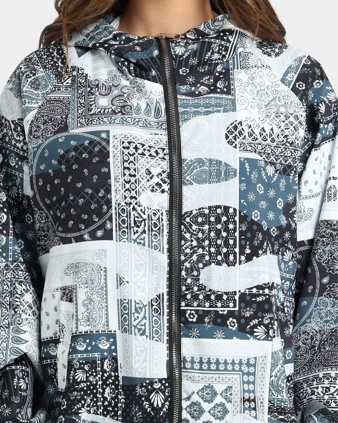 XXIII Women's Mylah Bandana Puffer Jacket Black/White sold by Culture Kings product image thumbnail 3