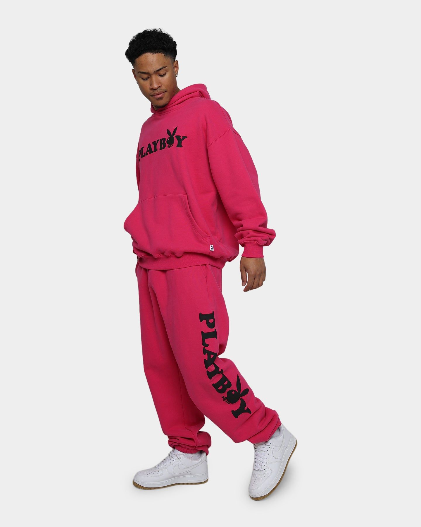 Playboy By CK Wordmark Trackpants Pink sold by Culture Kings product image thumbnail 3