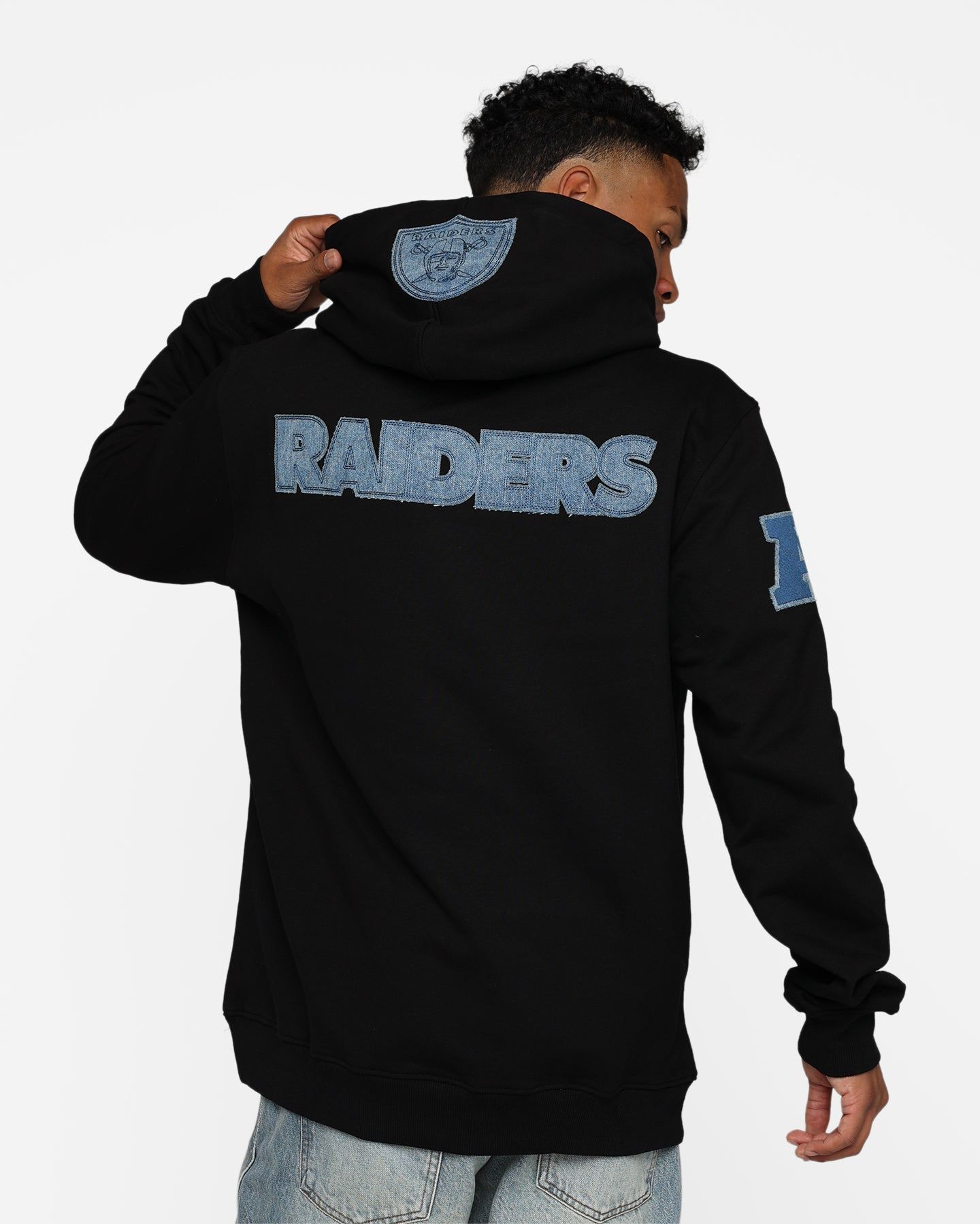 Pro Standard Las Vegas Raiders Varsity Blue Hoodie Black sold by Culture Kings product image thumbnail 2
