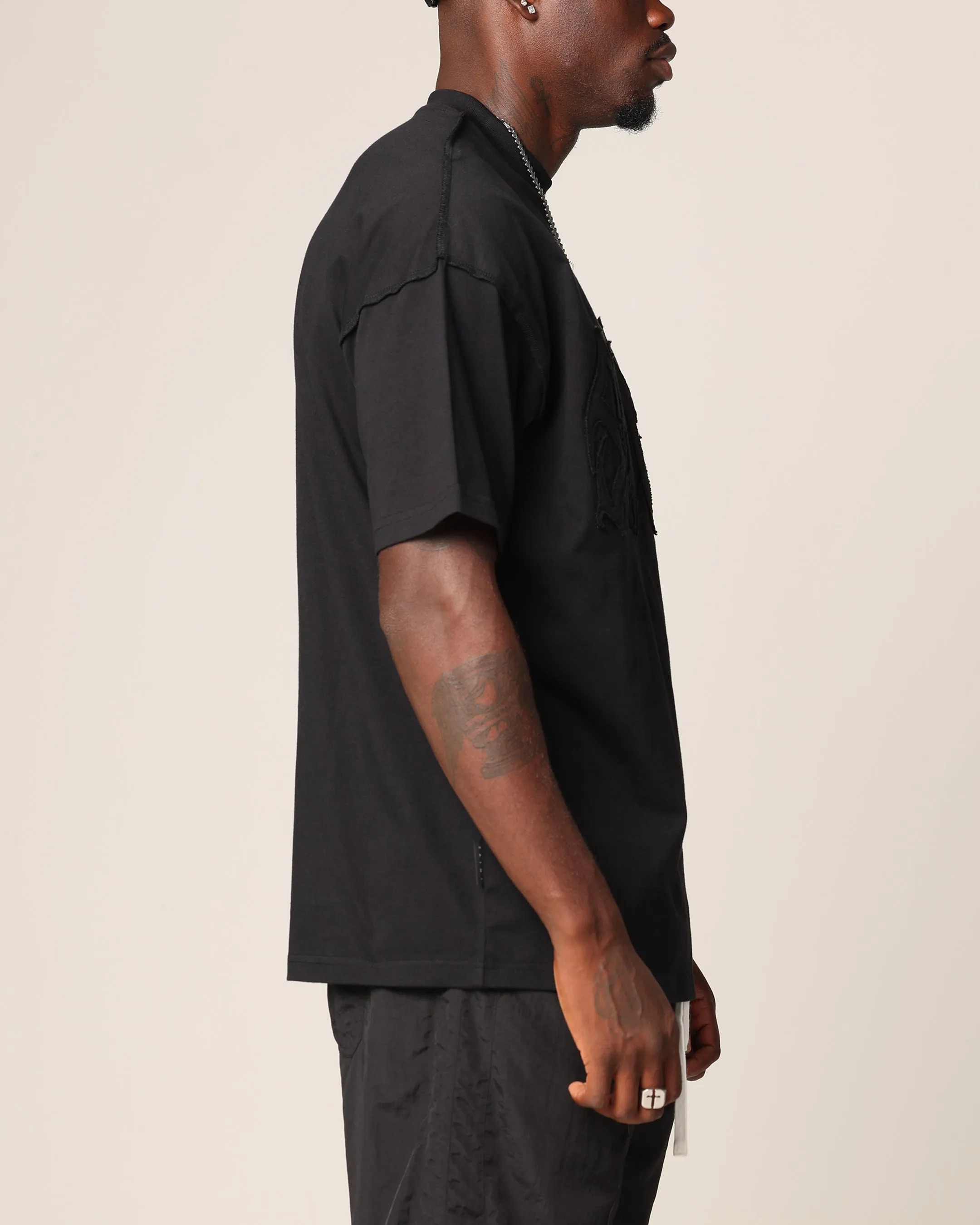 Saint Morta Rodeo Metal Boxy T-Shirt Black sold by Culture Kings product image thumbnail 4