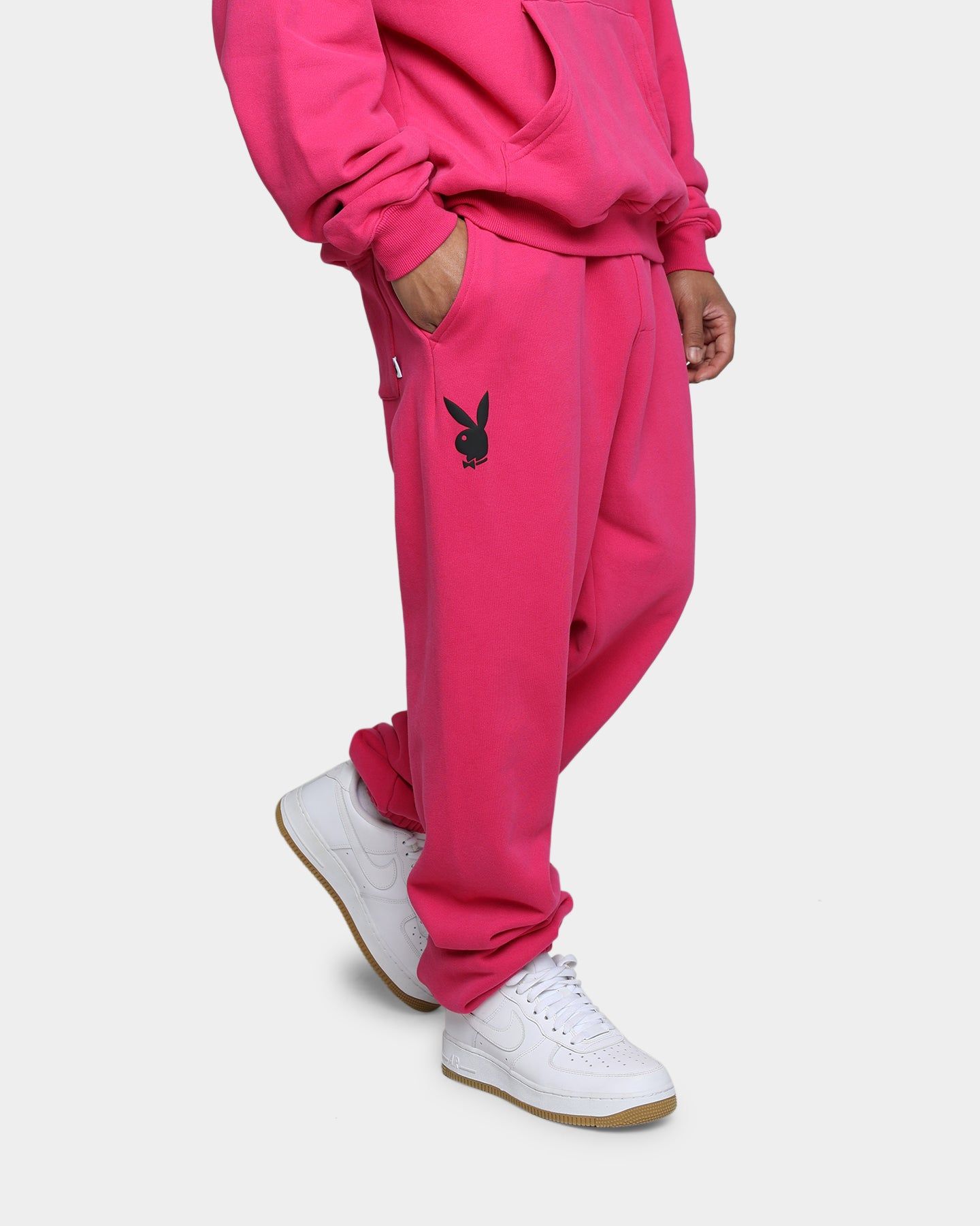 Playboy By CK Wordmark Trackpants Pink sold by Culture Kings product image thumbnail 4