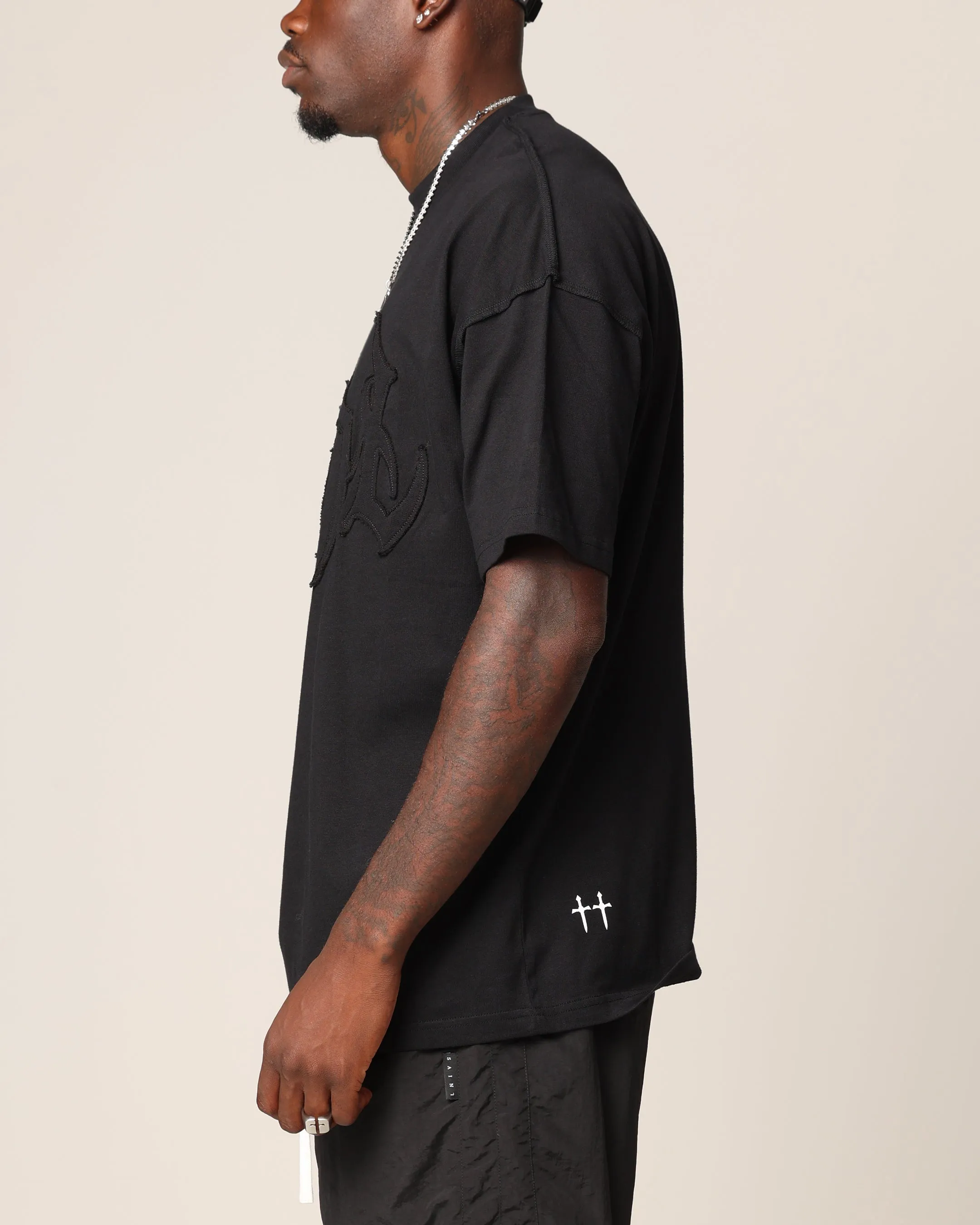 Saint Morta Rodeo Metal Boxy T-Shirt Black sold by Culture Kings product image thumbnail 5