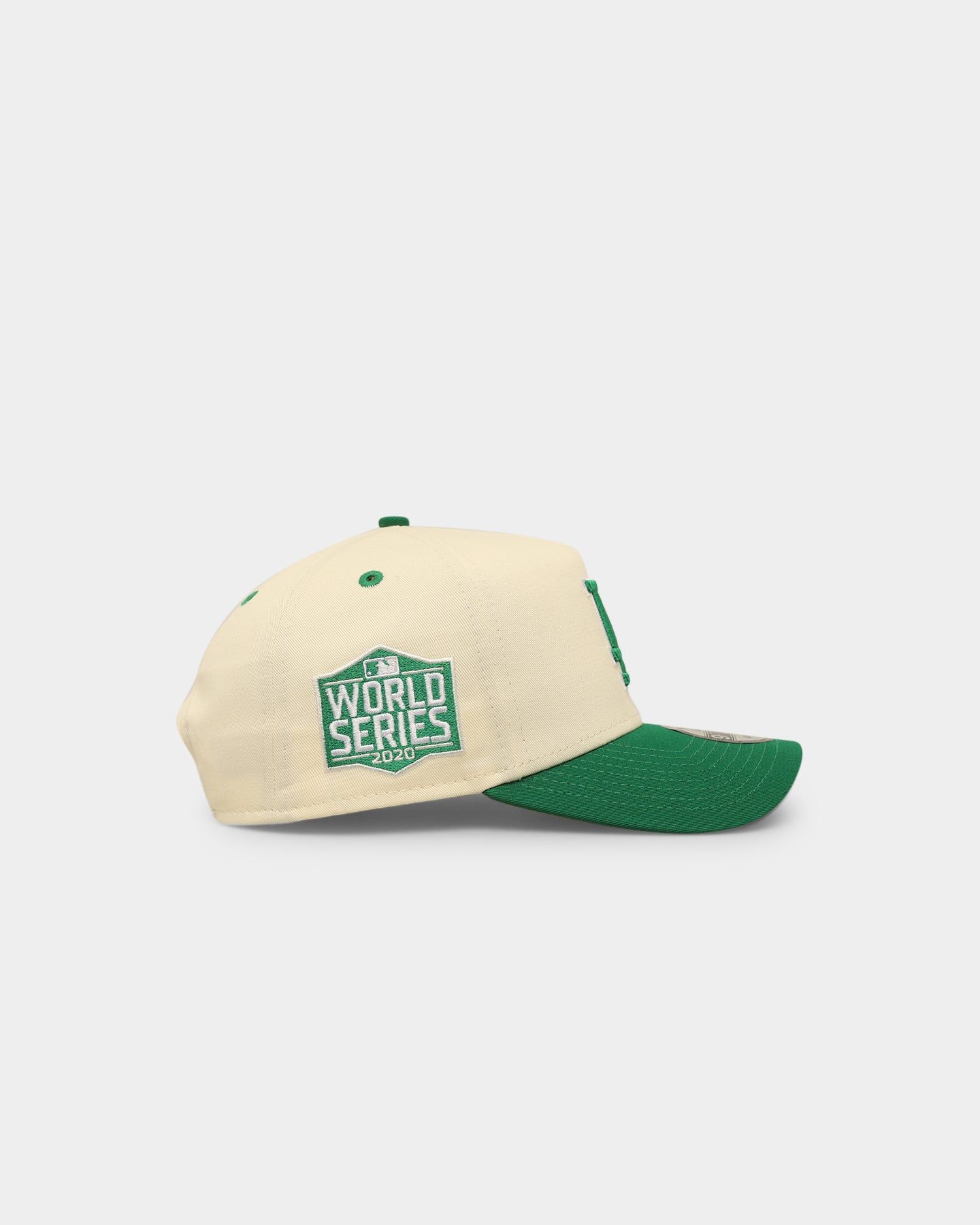 New Era Los Angeles Dodgers 'Lucky Green' 9FORTY A-Frame Snapback Chrome White sold by Culture Kings product image thumbnail 3