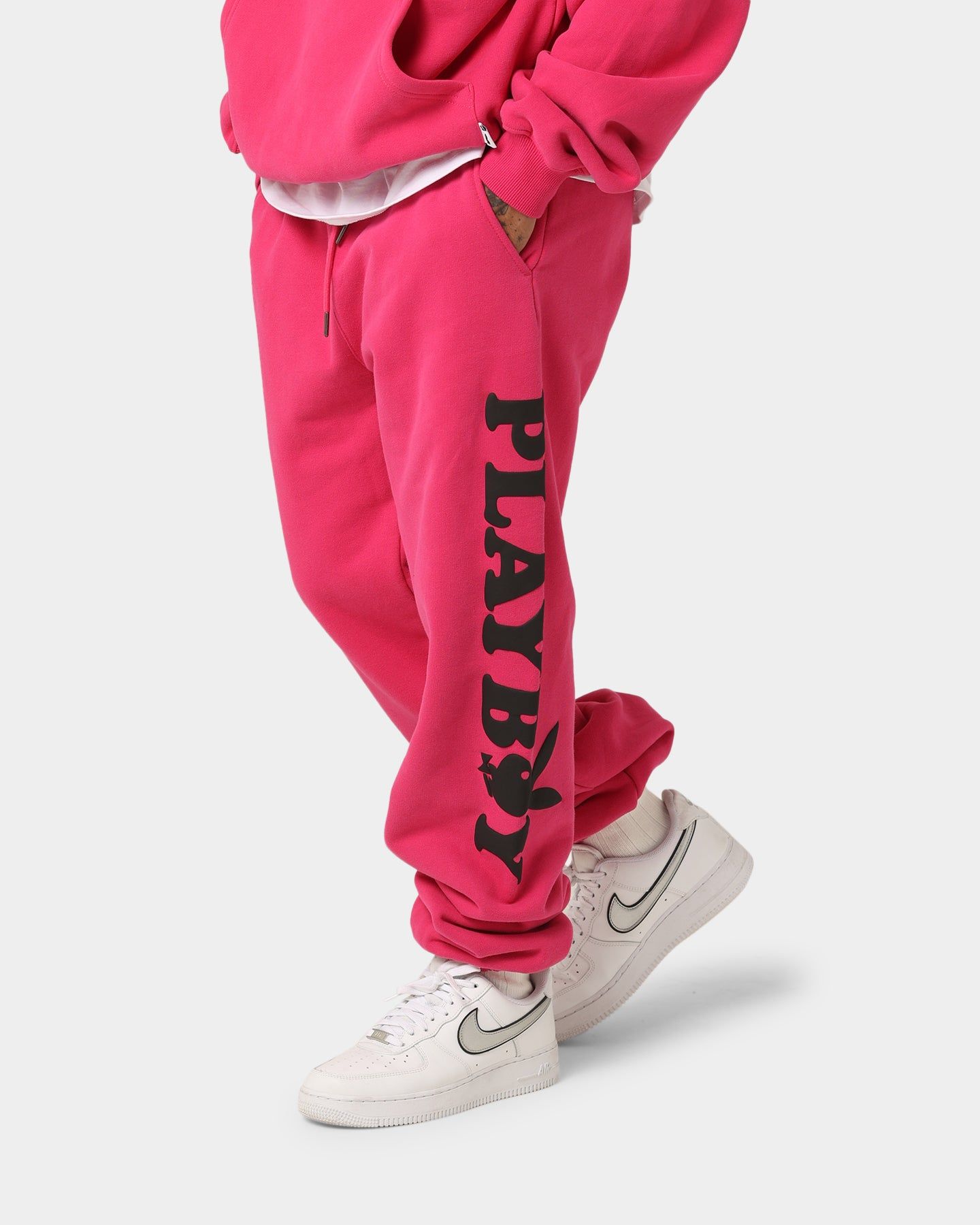 Playboy By CK Wordmark Trackpants Pink sold by Culture Kings product image thumbnail 13