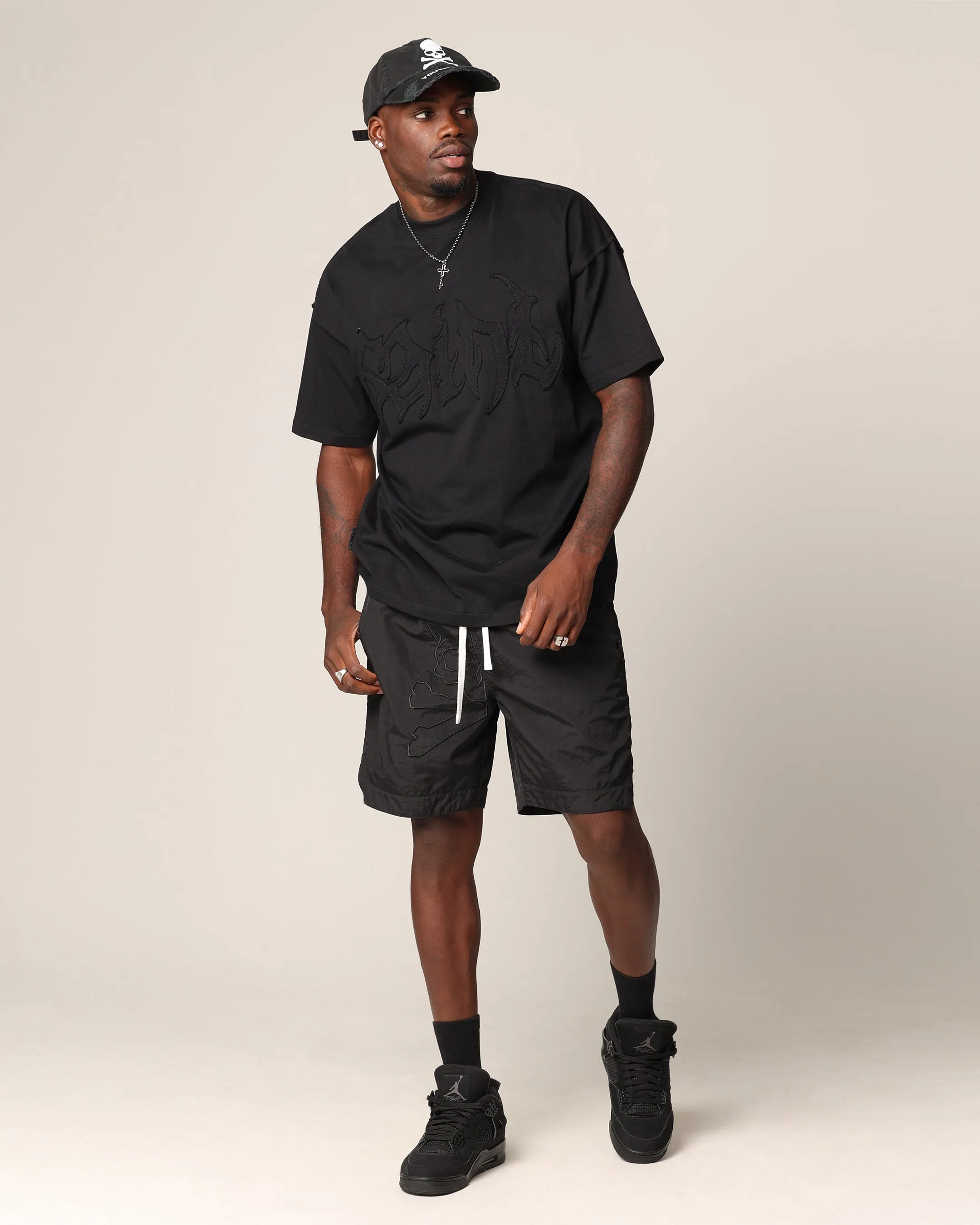 Saint Morta Rodeo Metal Boxy T-Shirt Black sold by Culture Kings product image thumbnail 2