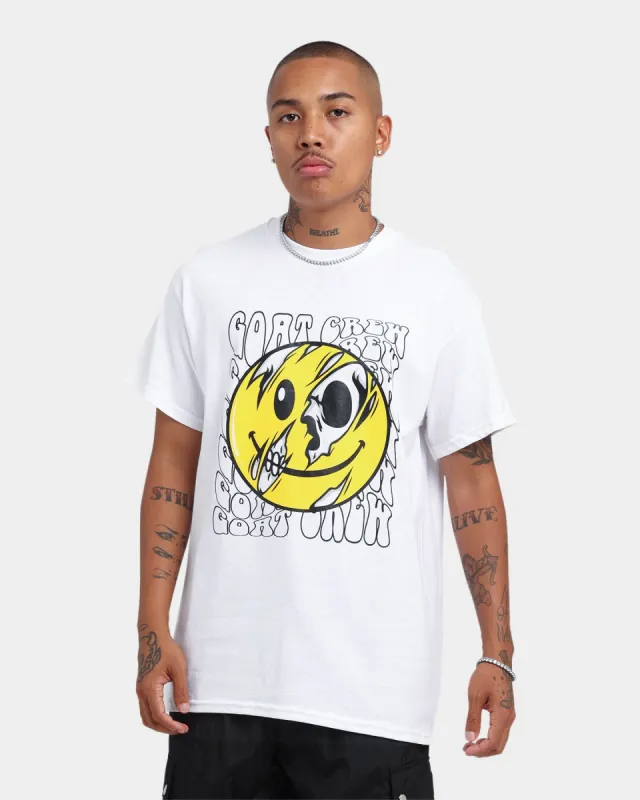 Goat Crew Smiley Skull T-Shirt White sold by Culture Kings