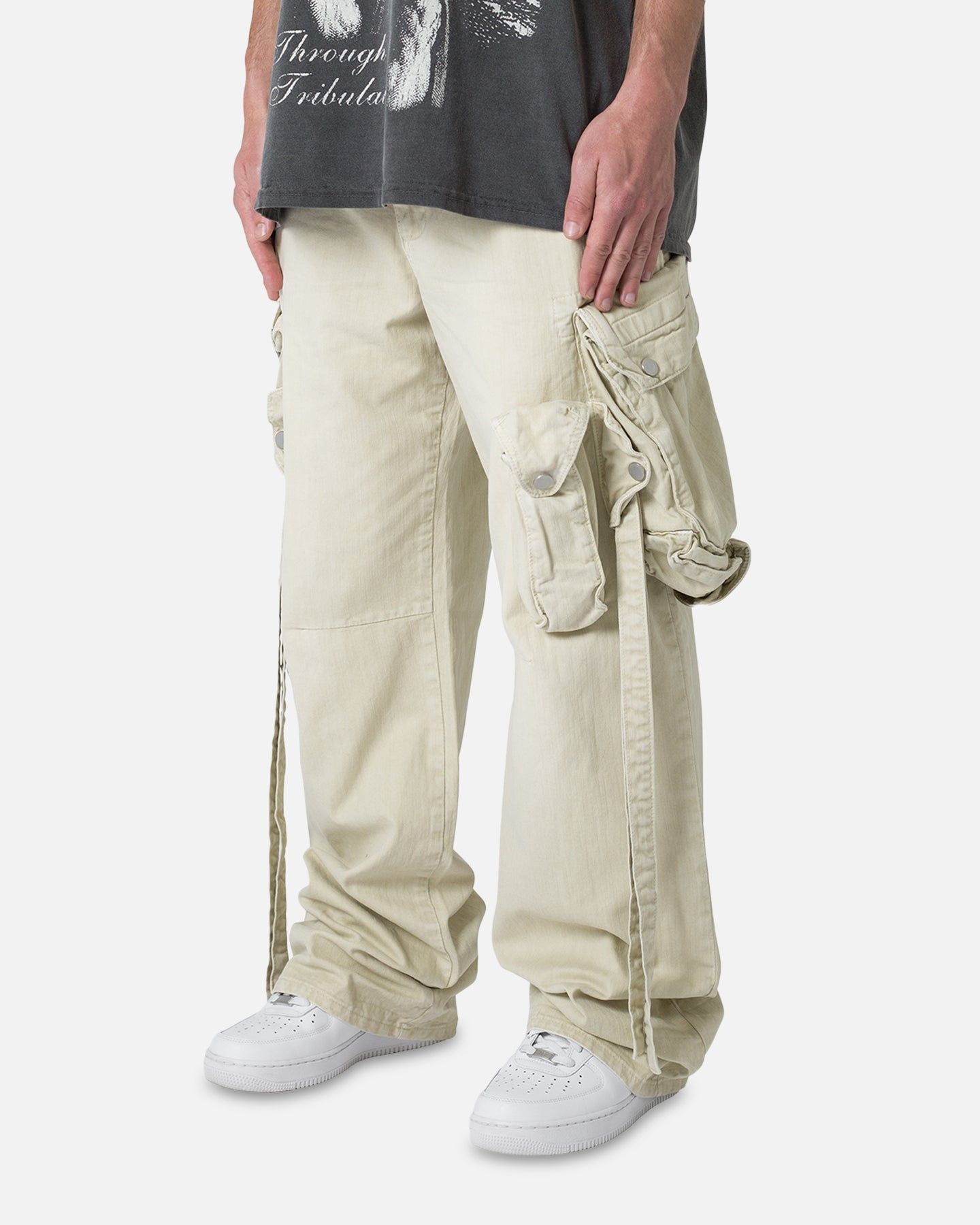 MNML Strapped Multi Cargo Pants Khaki sold by Culture Kings product image thumbnail 2