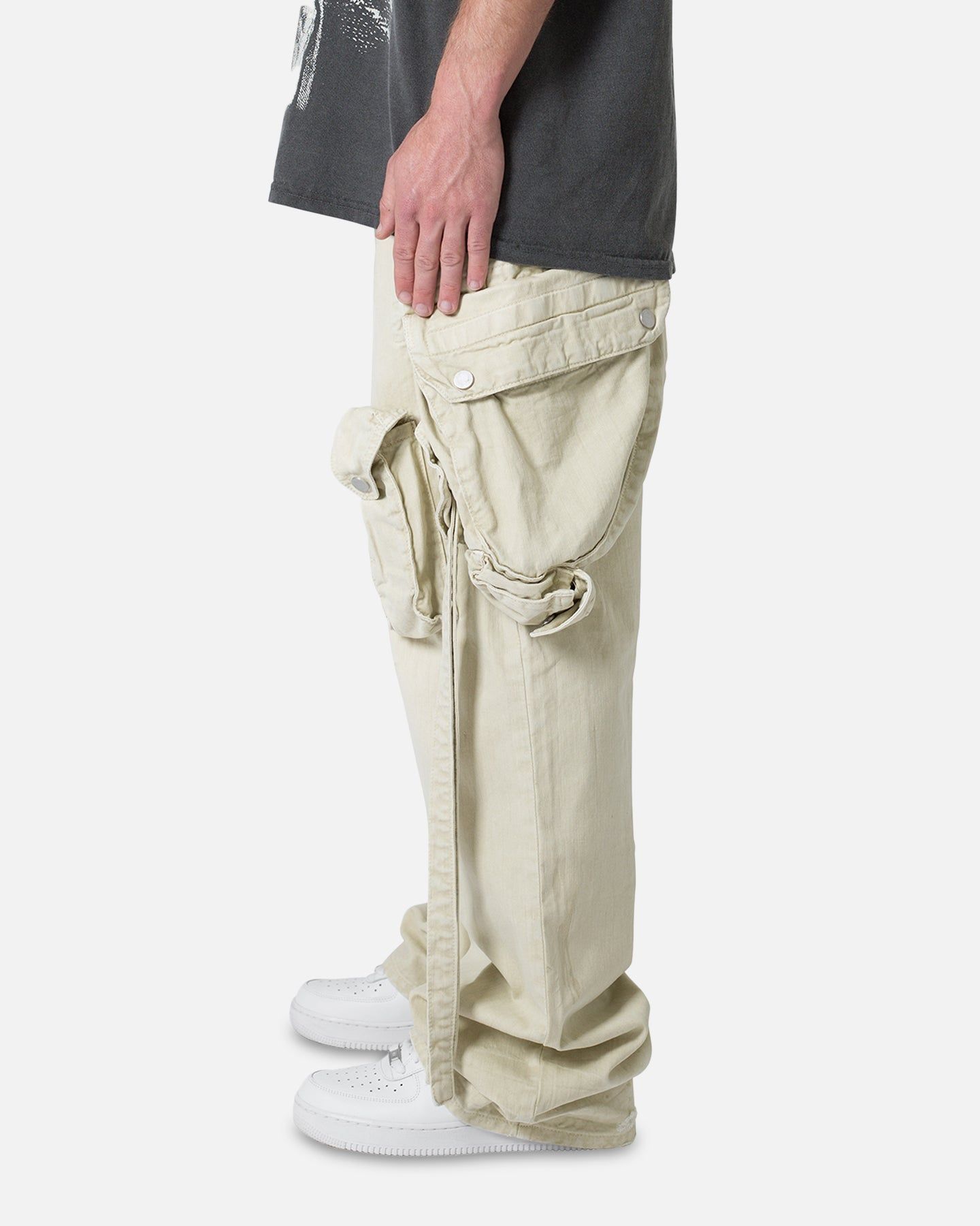 MNML Strapped Multi Cargo Pants Khaki sold by Culture Kings product image thumbnail 3