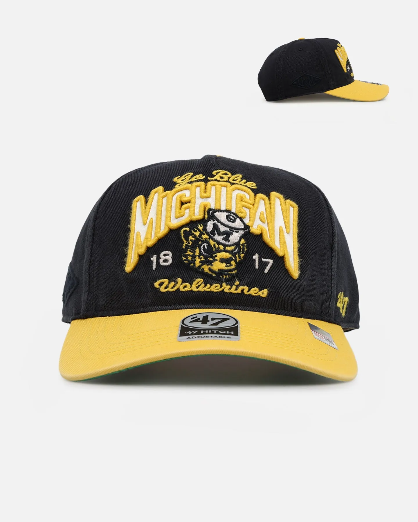 47 Brand Michigan Wolverines 'NCAA Trophy Case' Premium Hitch Snapback Navy sold by Culture Kings