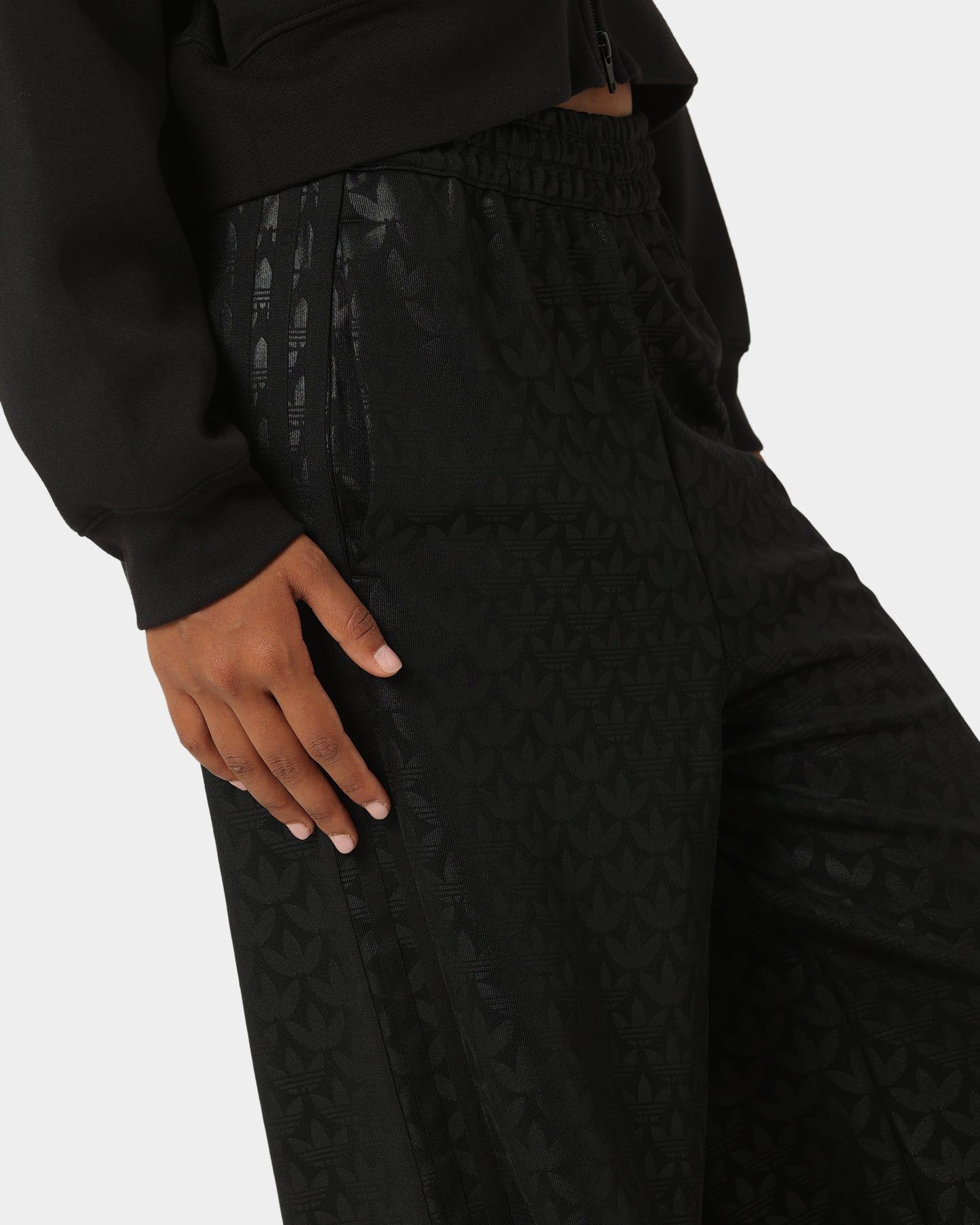 Adidas Women's All Over Print Trackpants Black sold by Culture Kings product image thumbnail 3