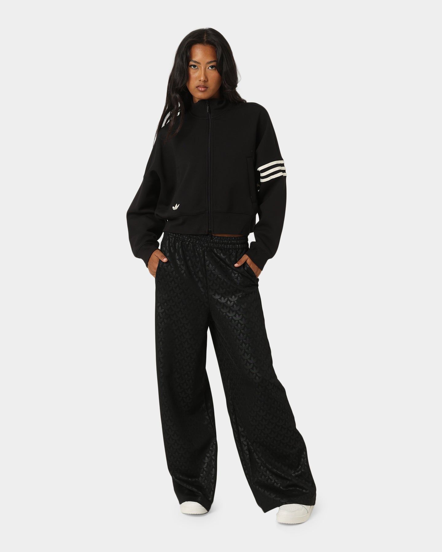 Adidas Women's All Over Print Trackpants Black sold by Culture Kings product image thumbnail 2