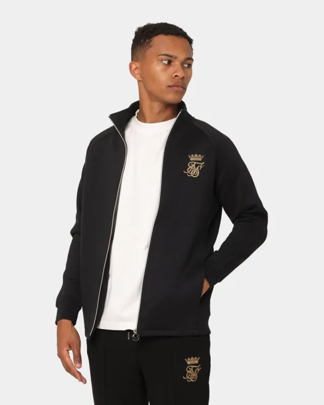 Sik Silk Messi x SikSilk Tape Funnel Zip Jacket Black/Gold sold by Culture Kings