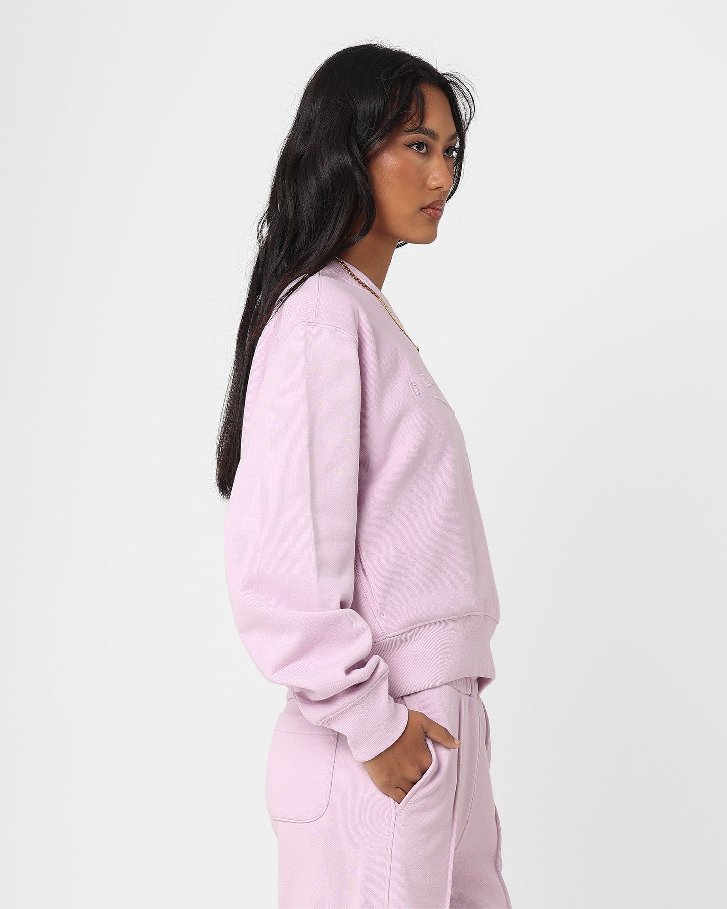 Champion Women's Reverse Weave Y2k Pocket Crewneck Mystics sold by Culture Kings product image thumbnail 5