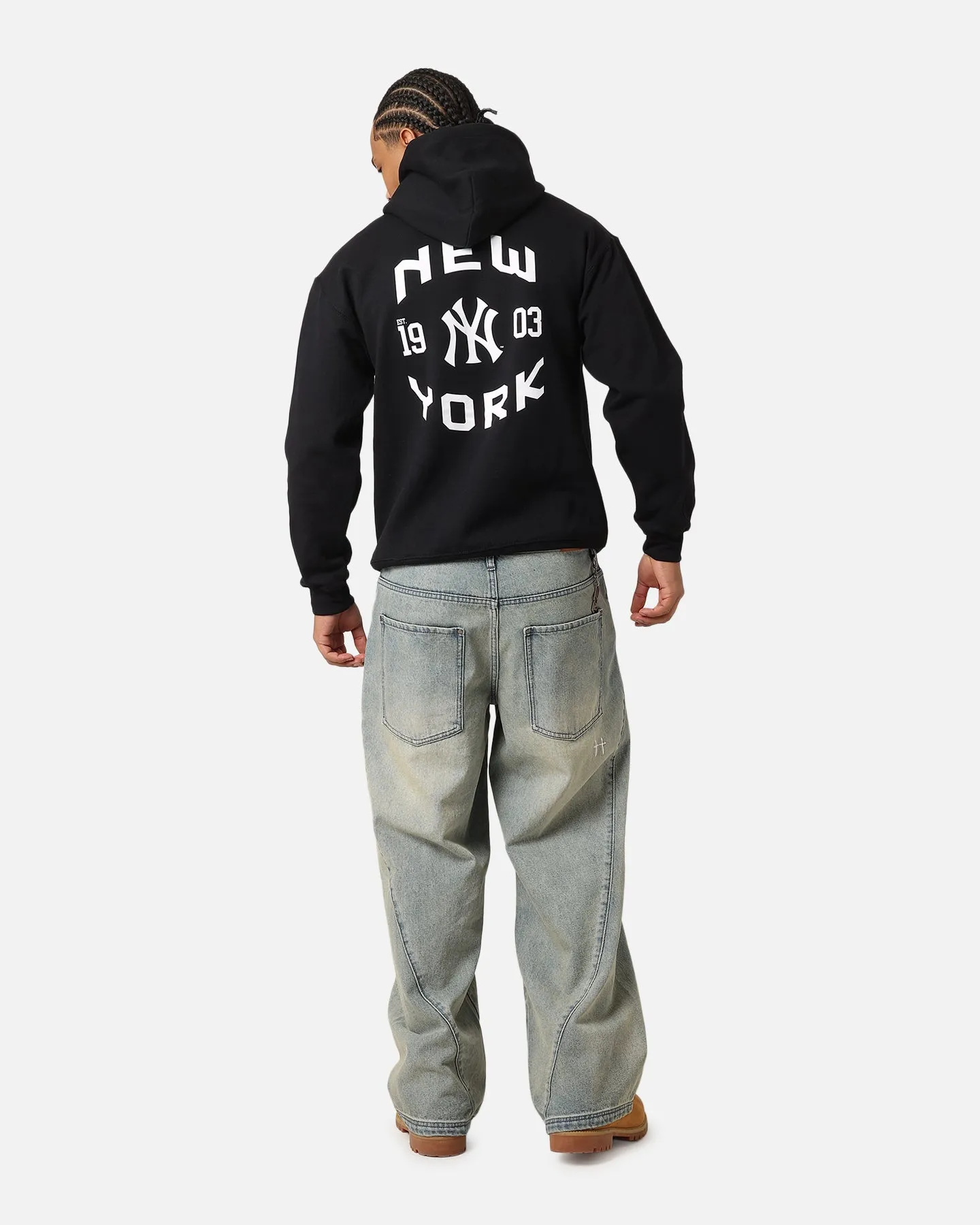 Majestic Athletic New York Yankees Doyers Chest Hoodie Black sold by Culture Kings product image thumbnail 3