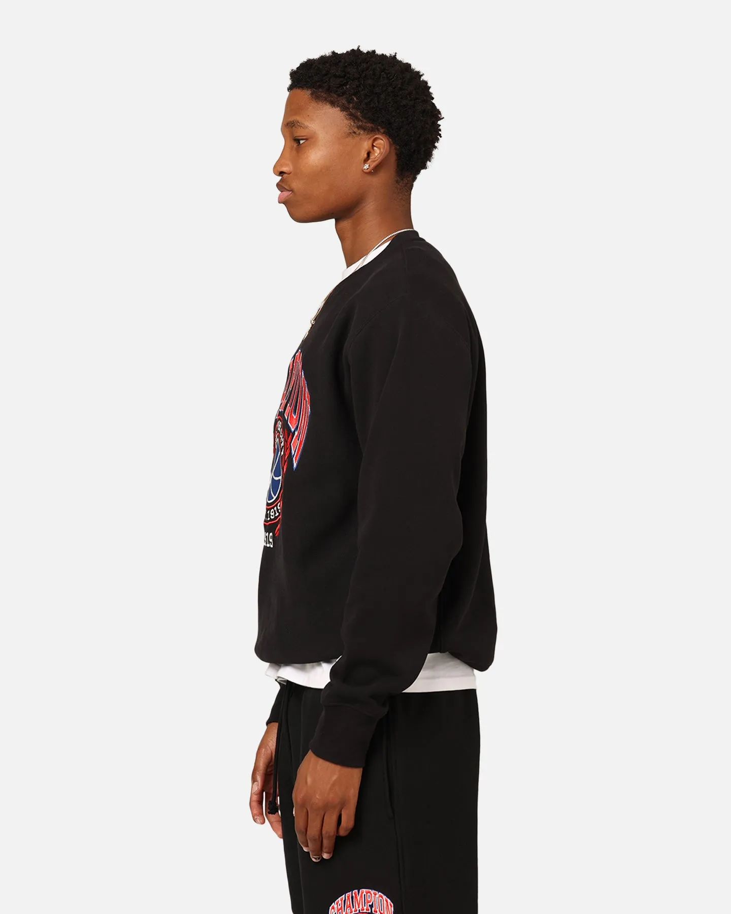 Champion Reverse Weave Field Basketball Crewneck Black sold by Culture Kings product image thumbnail 5