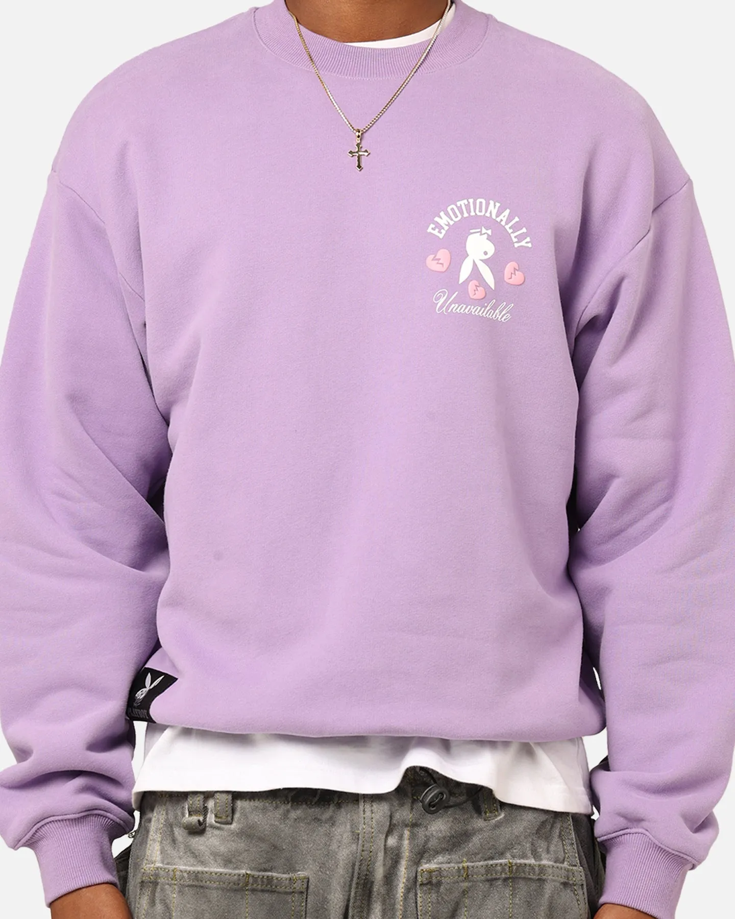 Playboy By Culture Kings Lover Boy Crewneck Purple sold by Culture Kings product image thumbnail 4