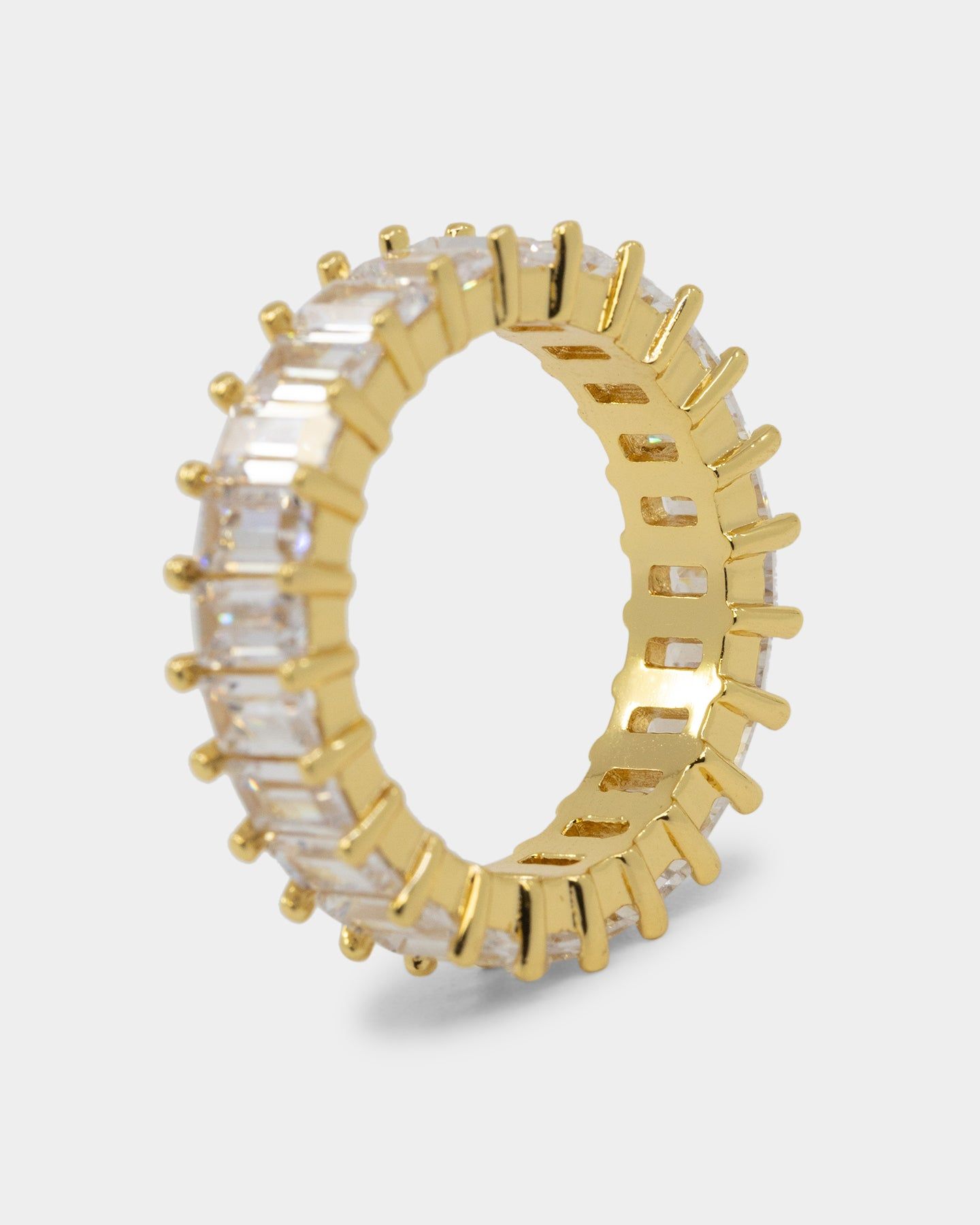 NXS Baguette Ring Iced Gold sold by Culture Kings product image thumbnail 7