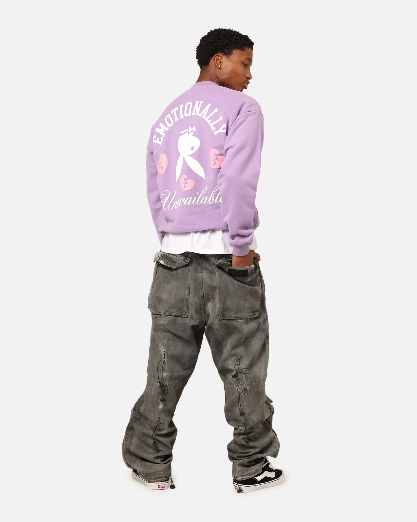 Playboy By Culture Kings Lover Boy Crewneck Purple sold by Culture Kings product image thumbnail 3