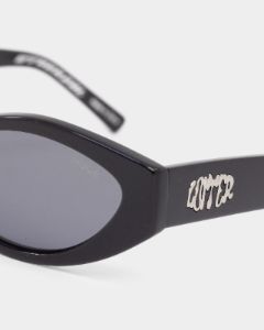 Loiter X Nuqe Ethereal Sunglasses Black/Silver sold by Culture Kings
