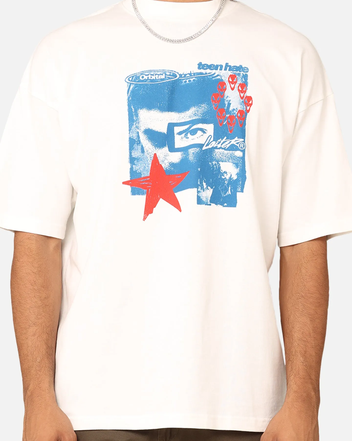Loiter Orbital T-Shirt Off White sold by Culture Kings product image thumbnail 4