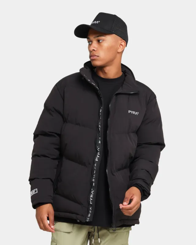 PYRA Padded Puffa Jacket Black sold by Culture Kings