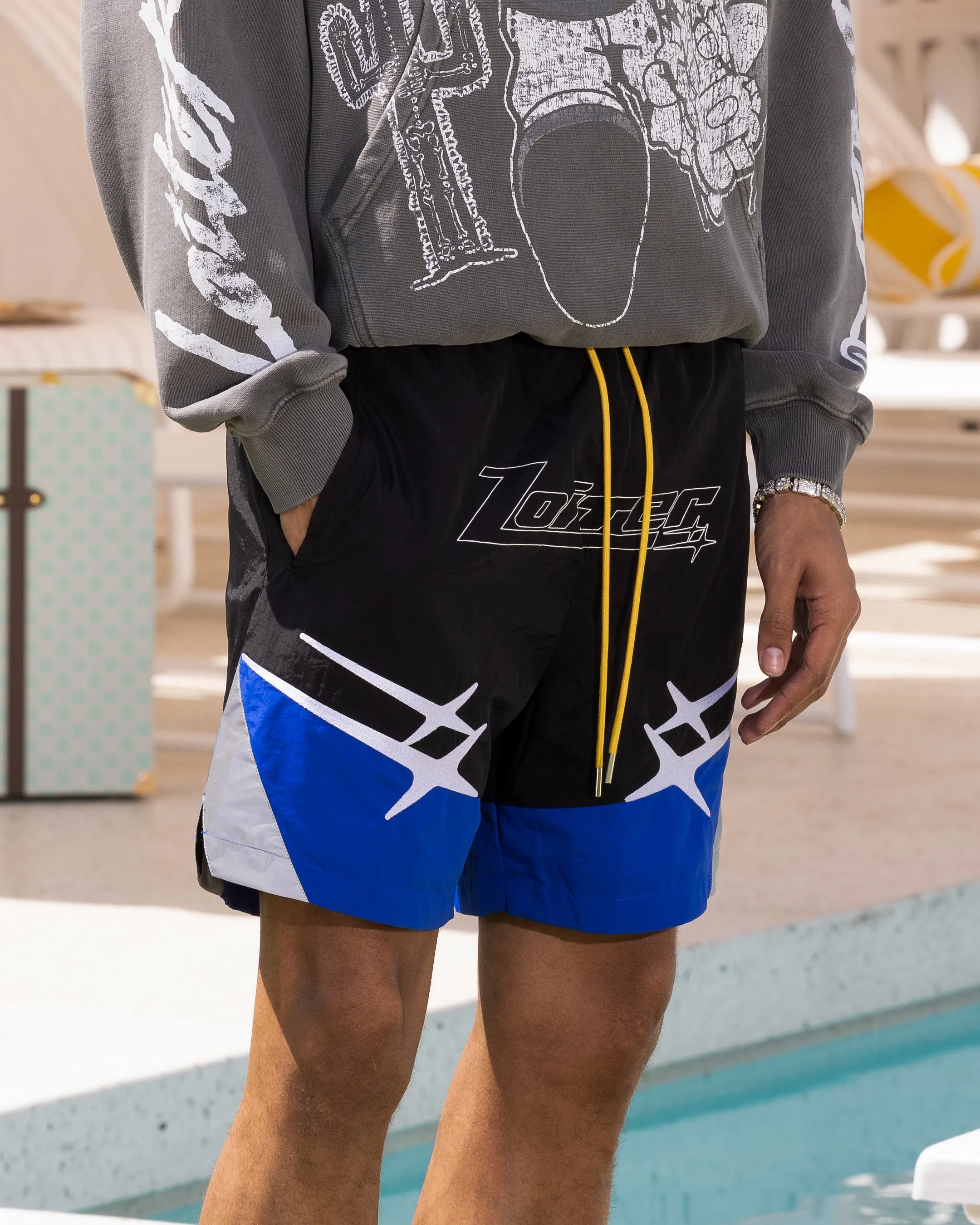 Loiter Starwalker Walk Shorts Black/Blue sold by Culture Kings product image thumbnail 4