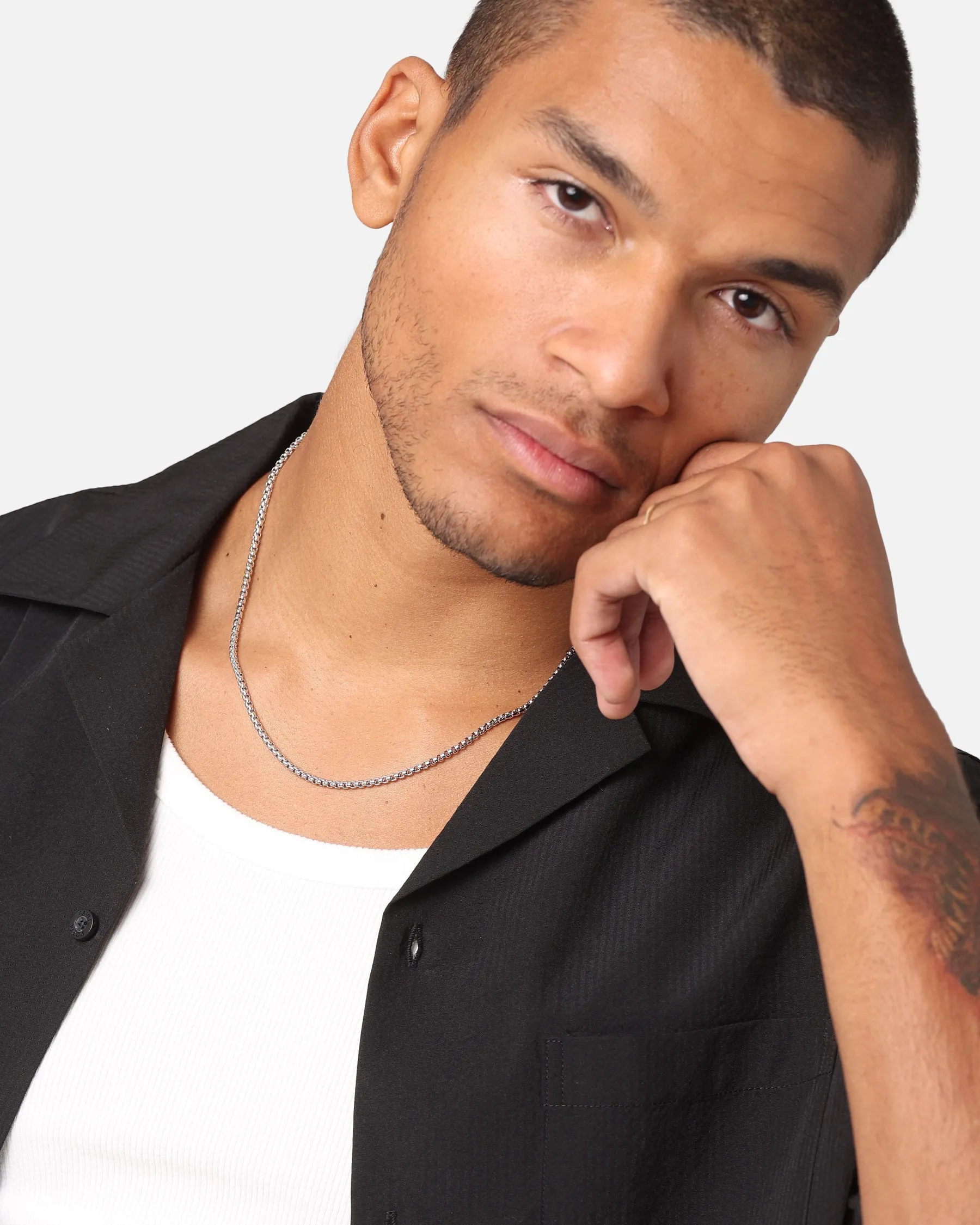 Saint Morta Square Pearl Chain White Gold sold by Culture Kings product image thumbnail 3