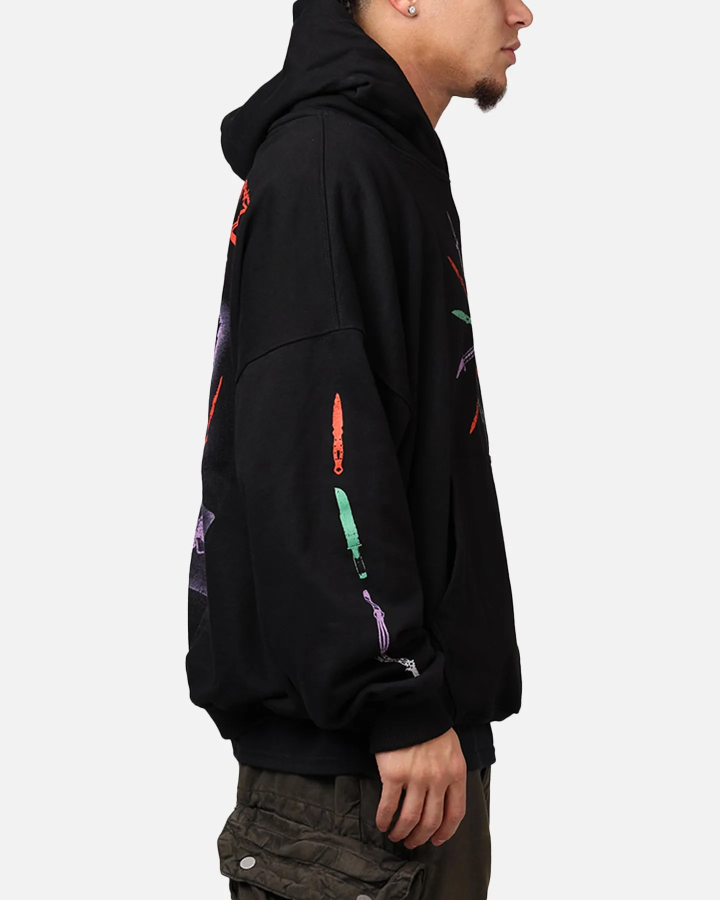 American Thrift X DC Batman The Joker Scars Premium Hoodie Black sold by Culture Kings product image thumbnail 4