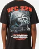 UFC By Goat Crew 229 Card: Khabib Nurmagomedov Vs. Conor McGregor T-Shirt Black Wash sold by Culture Kings