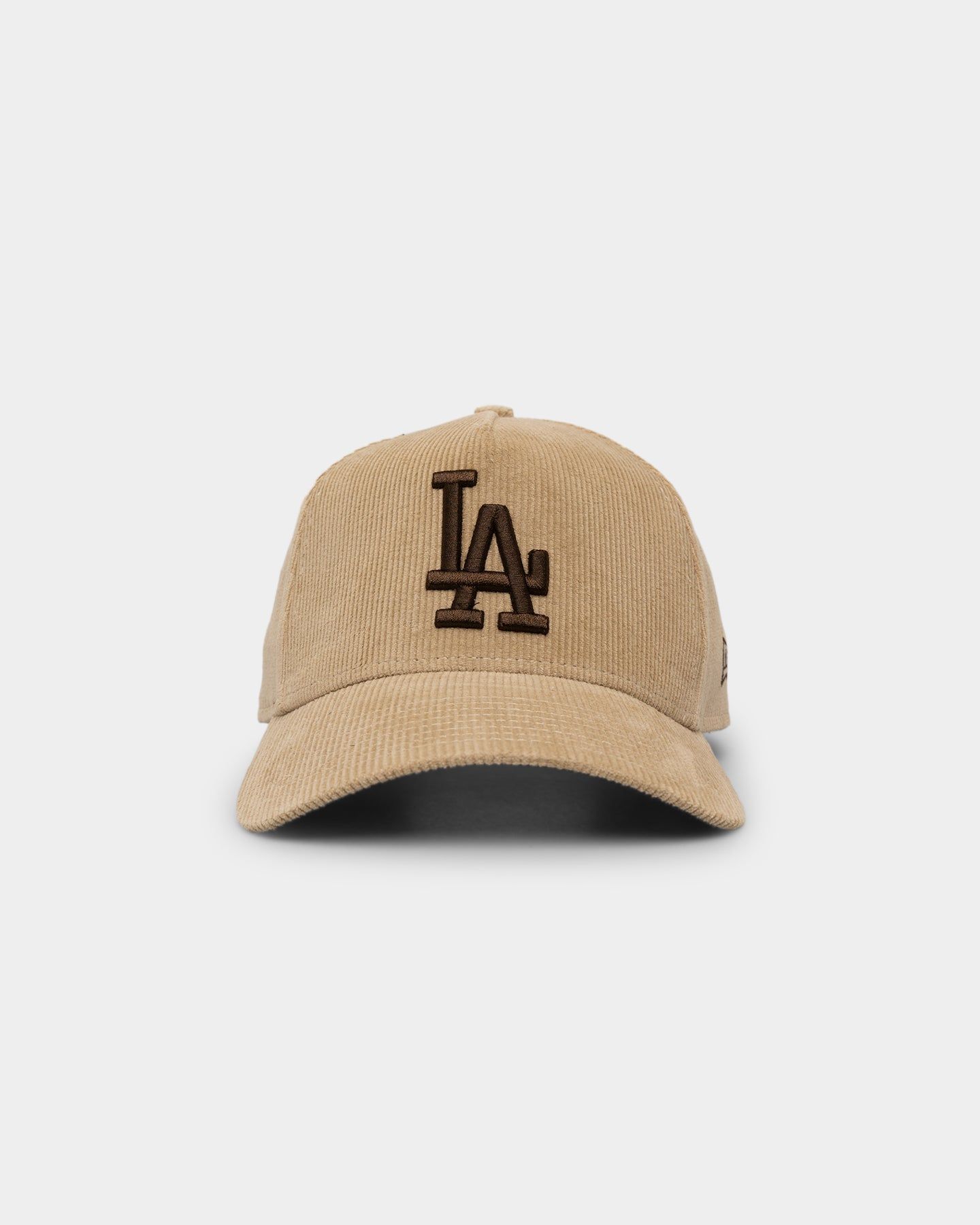 New Era Los Angeles Dodgers 'Brown Camel Corduroy' 9FORTY A-Frame Snapback Camel sold by Culture Kings