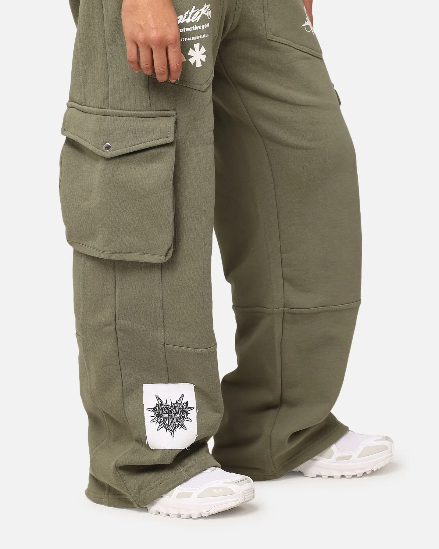 Loiter Utopia Cargo Sweat Pants Khaki Green sold by Culture Kings product image thumbnail 3