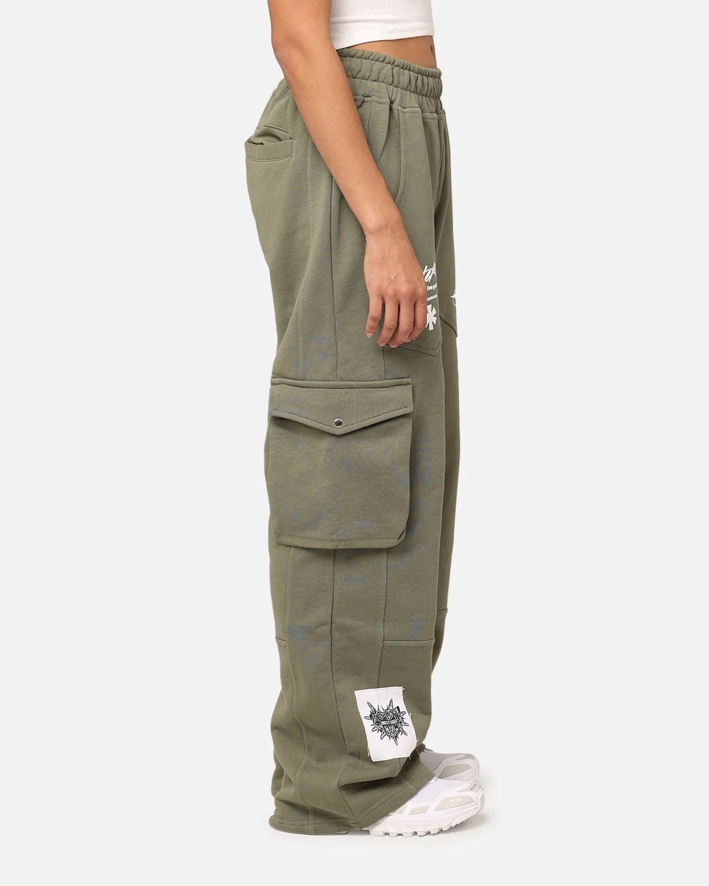 Loiter Utopia Cargo Sweat Pants Khaki Green sold by Culture Kings product image thumbnail 5