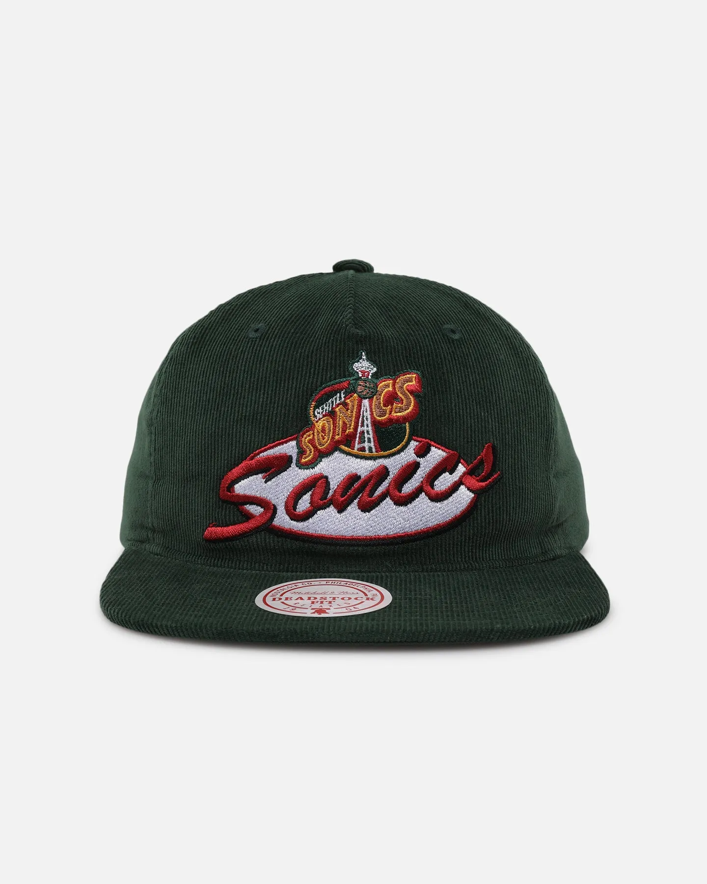 Mitchell & Ness Seattle SuperSonics Centre Circle Origin Snapback Green sold by Culture Kings