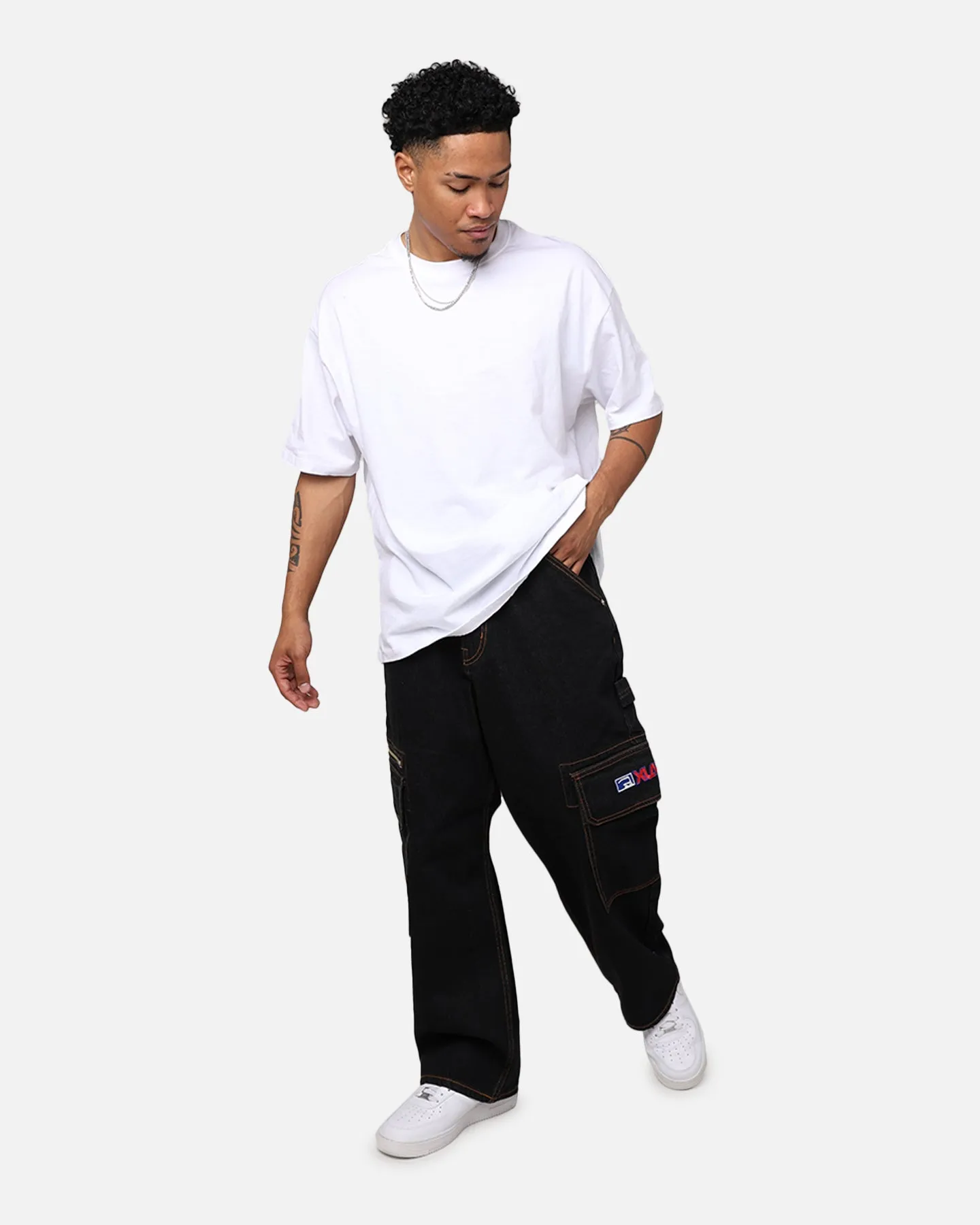 X-Large Inc Denim Cargo Pants Black sold by Culture Kings product image thumbnail 2